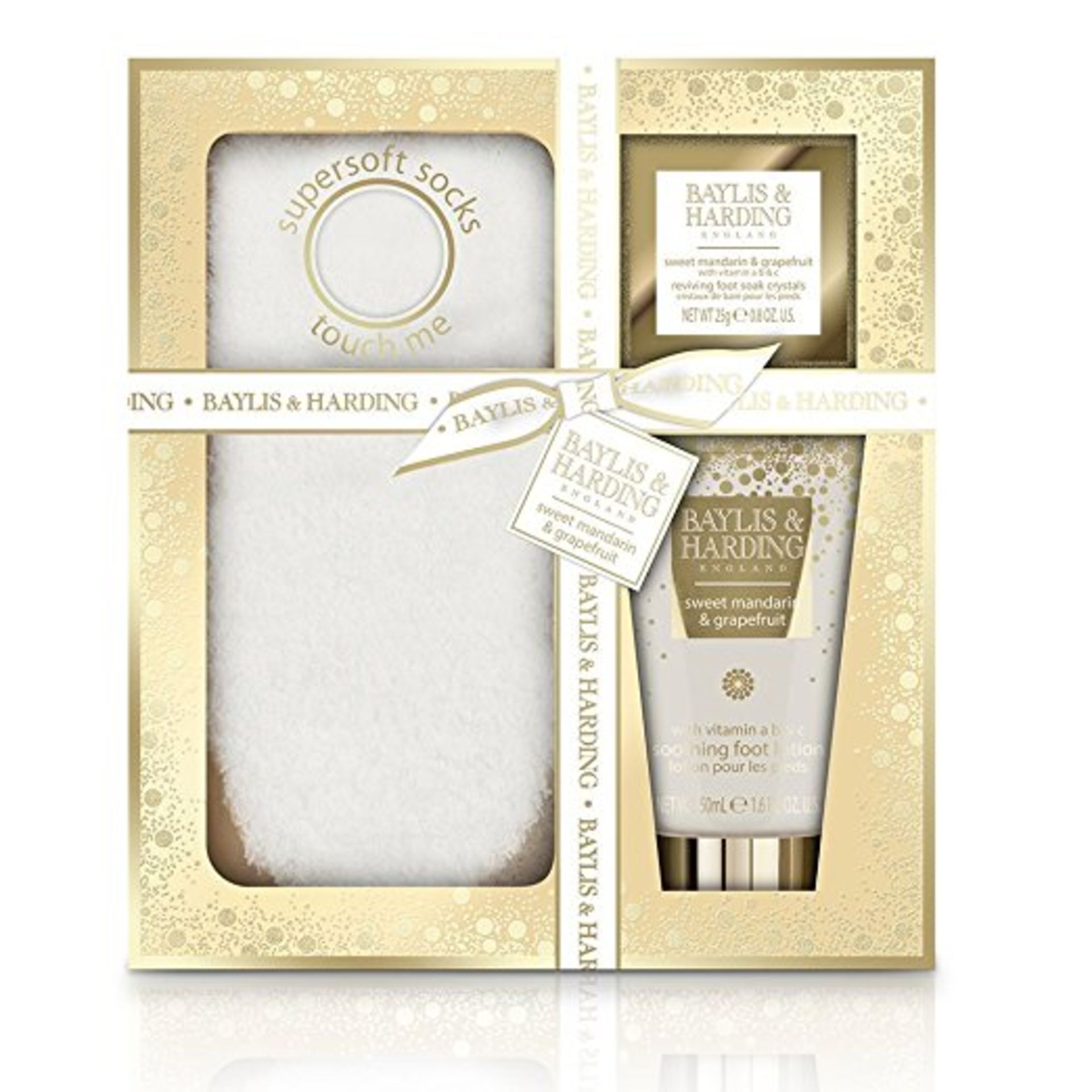 V *TRADE QTY* Brand New Baylis & Harding Sweet Manderin & Grapefruit Foot Set Inclding 1 x 50ml Foot