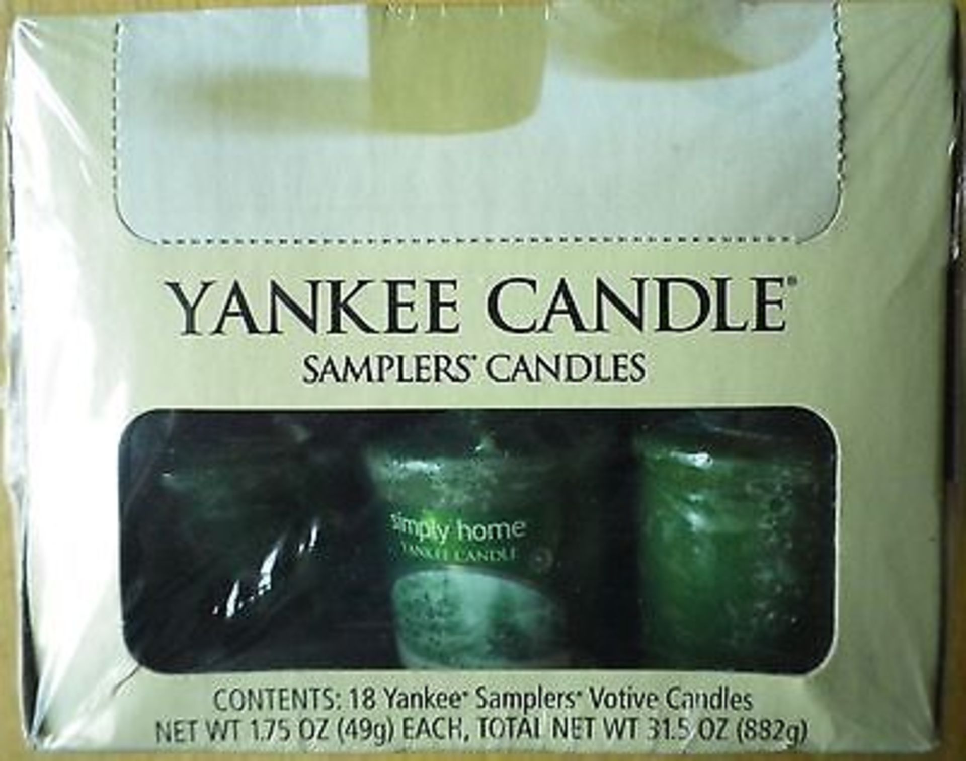 V *TRADE QTY* Brand New 18 x Yankee Candle Votive Frosted Spruce 49g eBay Price £19.99 X 25 YOUR BID - Image 2 of 2