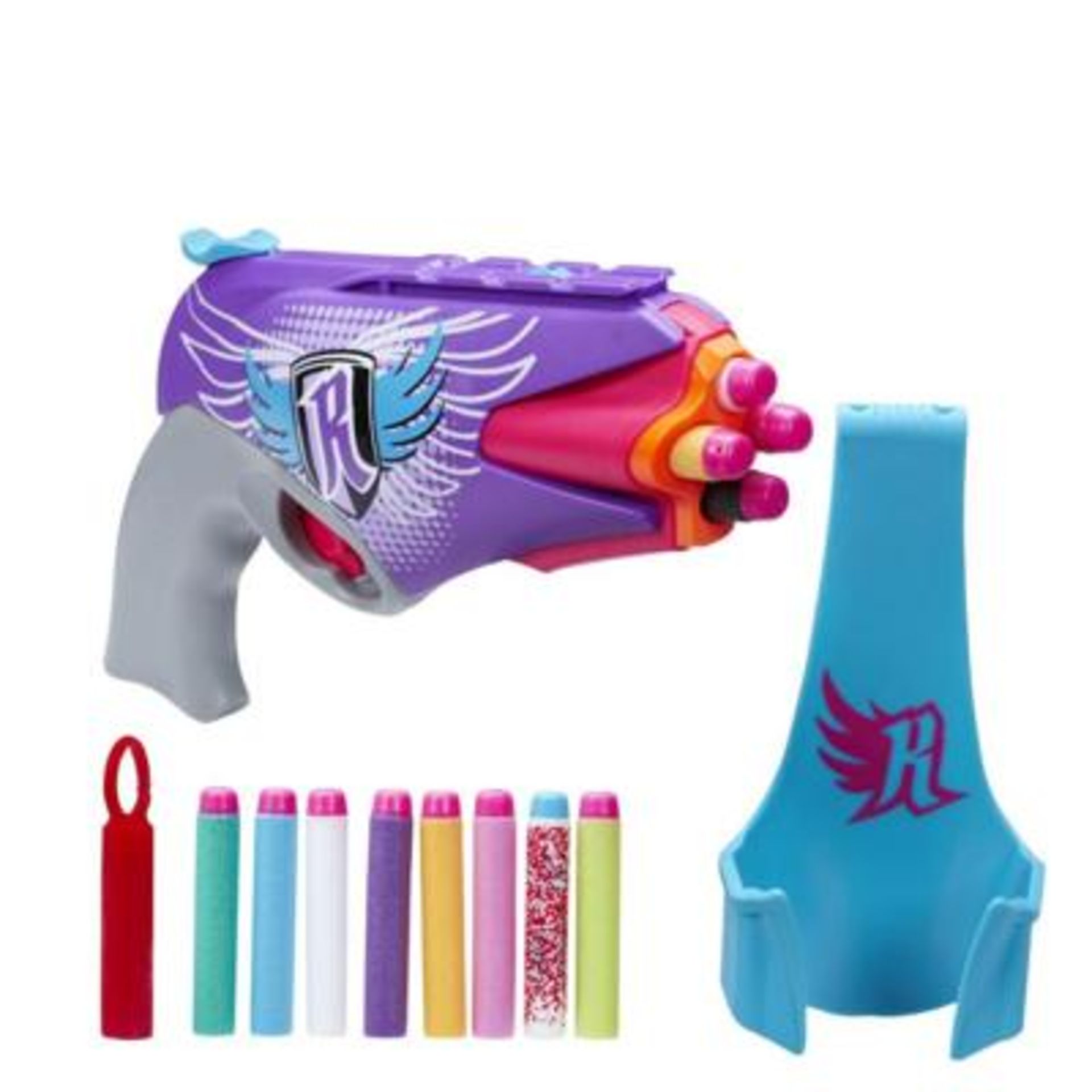 V Brand New Nerf Rebelle Secrets and Spies 4 Cartridge Blaster ISP - £15.00 TheToyShop.com X 2