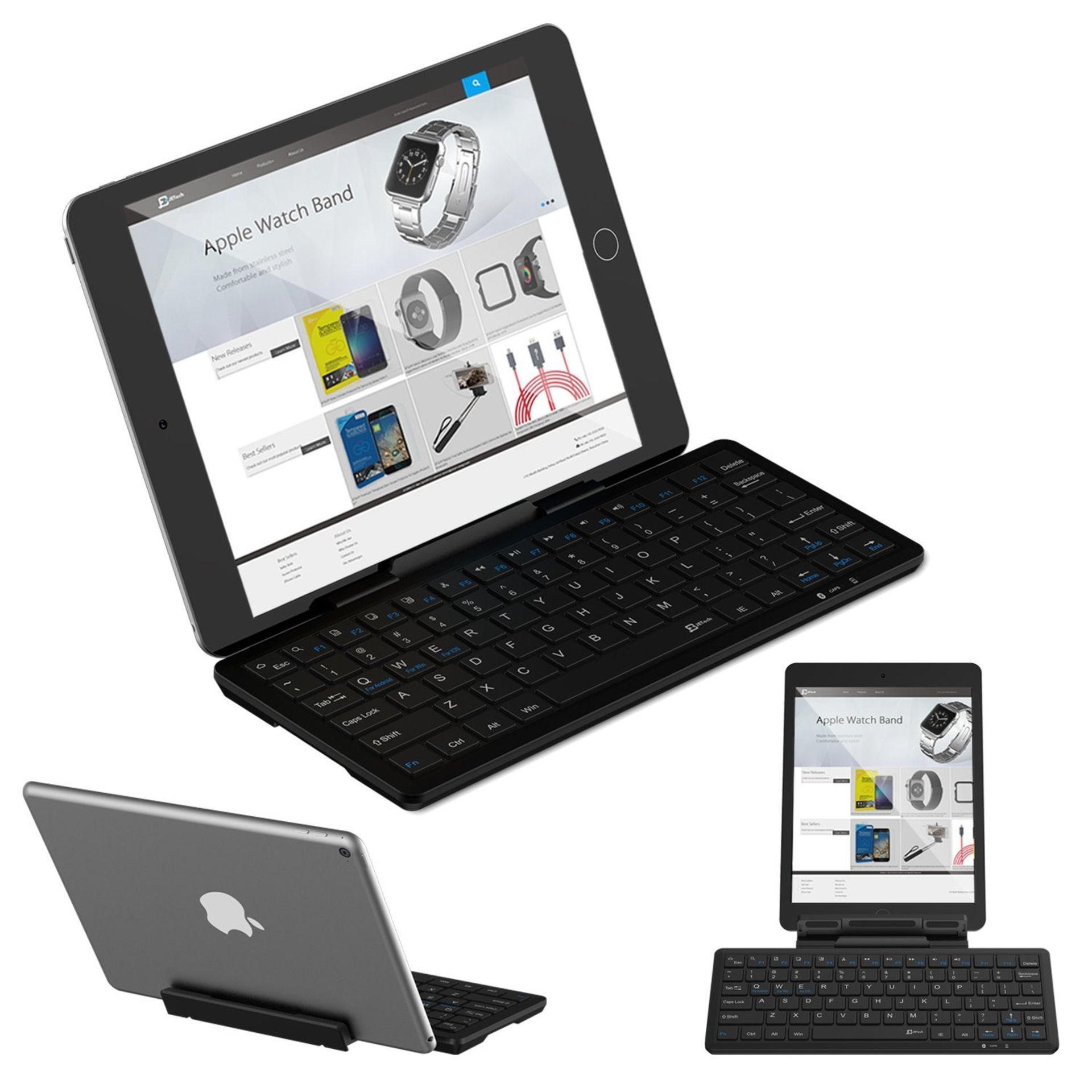 V *TRADE QTY* Brand New Tragbare Universal Bluetooth Keyboard Amazon Price £14.95 X 3 YOUR BID PRICE