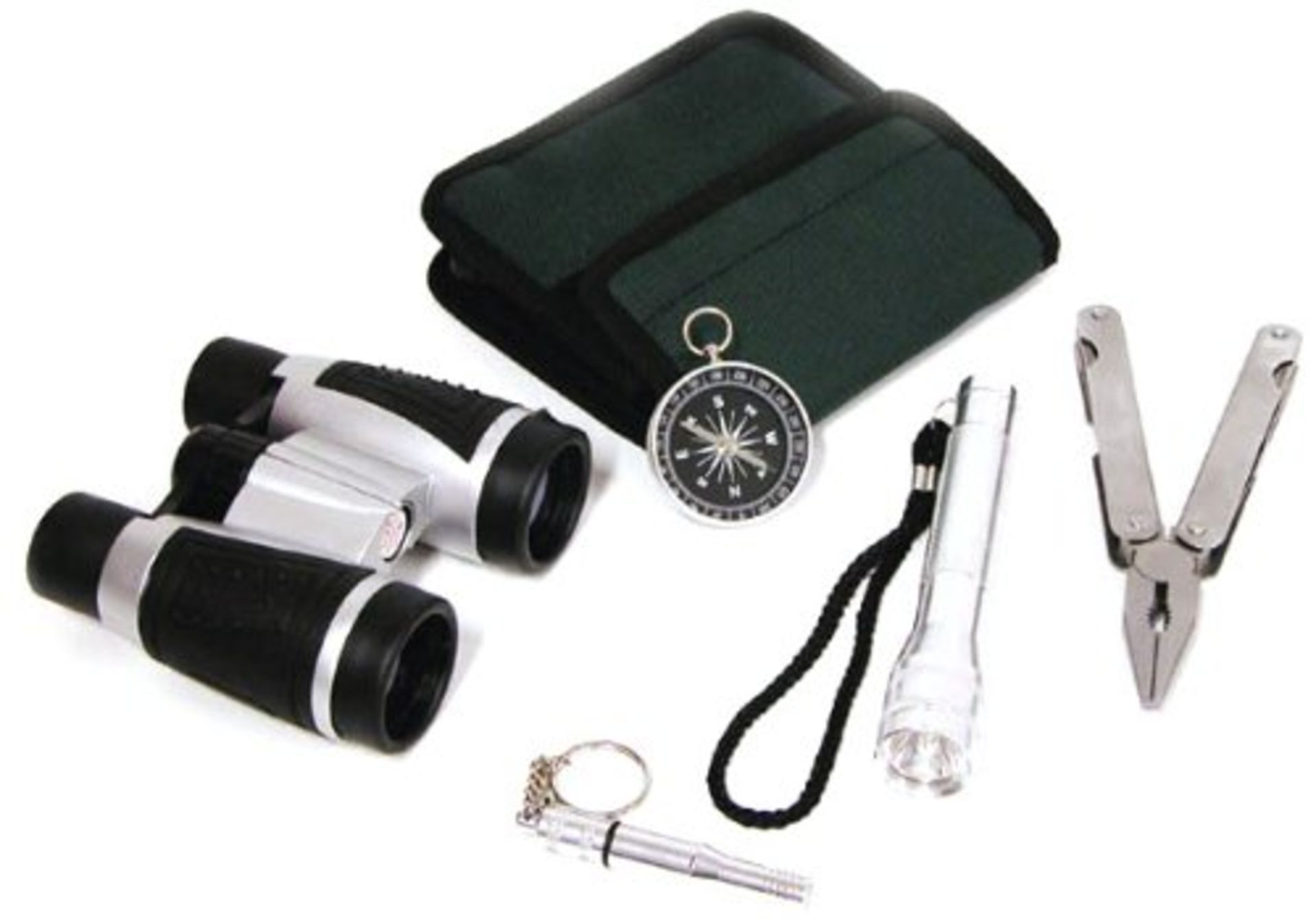 V *TRADE QTY* Brand New Explorer Kit - Useful For Camping/Hiking/Bike Rides Etc Includes Multi-