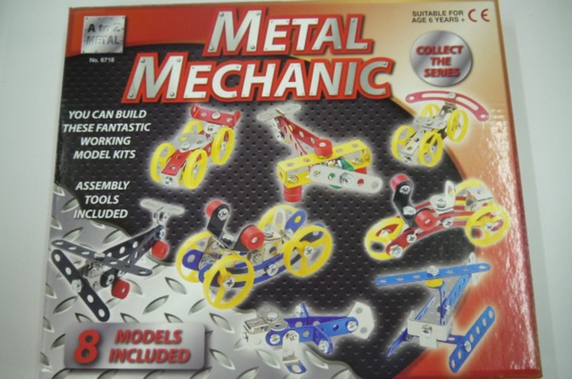 V Brand New Meccano Type Construction Kit Makes 8 Models (Includes Tools) X 2 YOUR BID PRICE TO BE