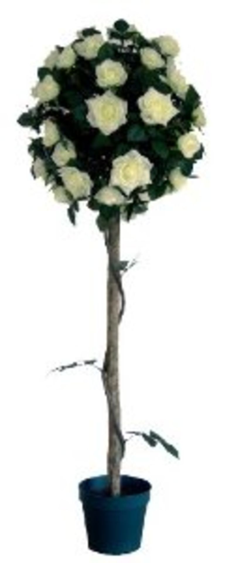 V *TRADE QTY* Brand New 4ft Artifical Rose Tree In A Pot X 7 YOUR BID PRICE TO BE MULTIPLIED BY