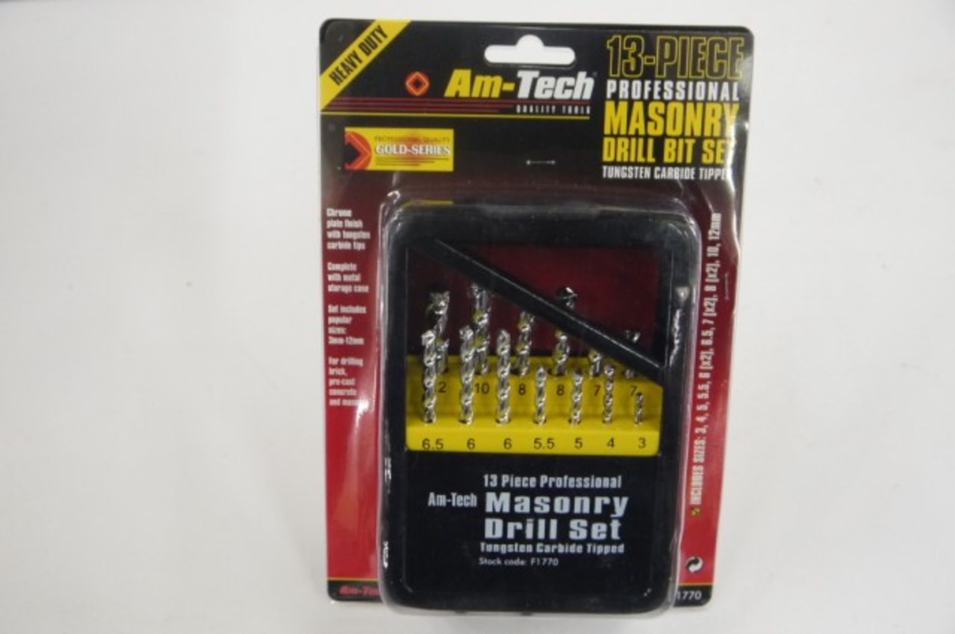 V Brand New Thirteen Piece Professional Masonry Drill Bit Set X 2 YOUR BID PRICE TO BE MULTIPLIED BY