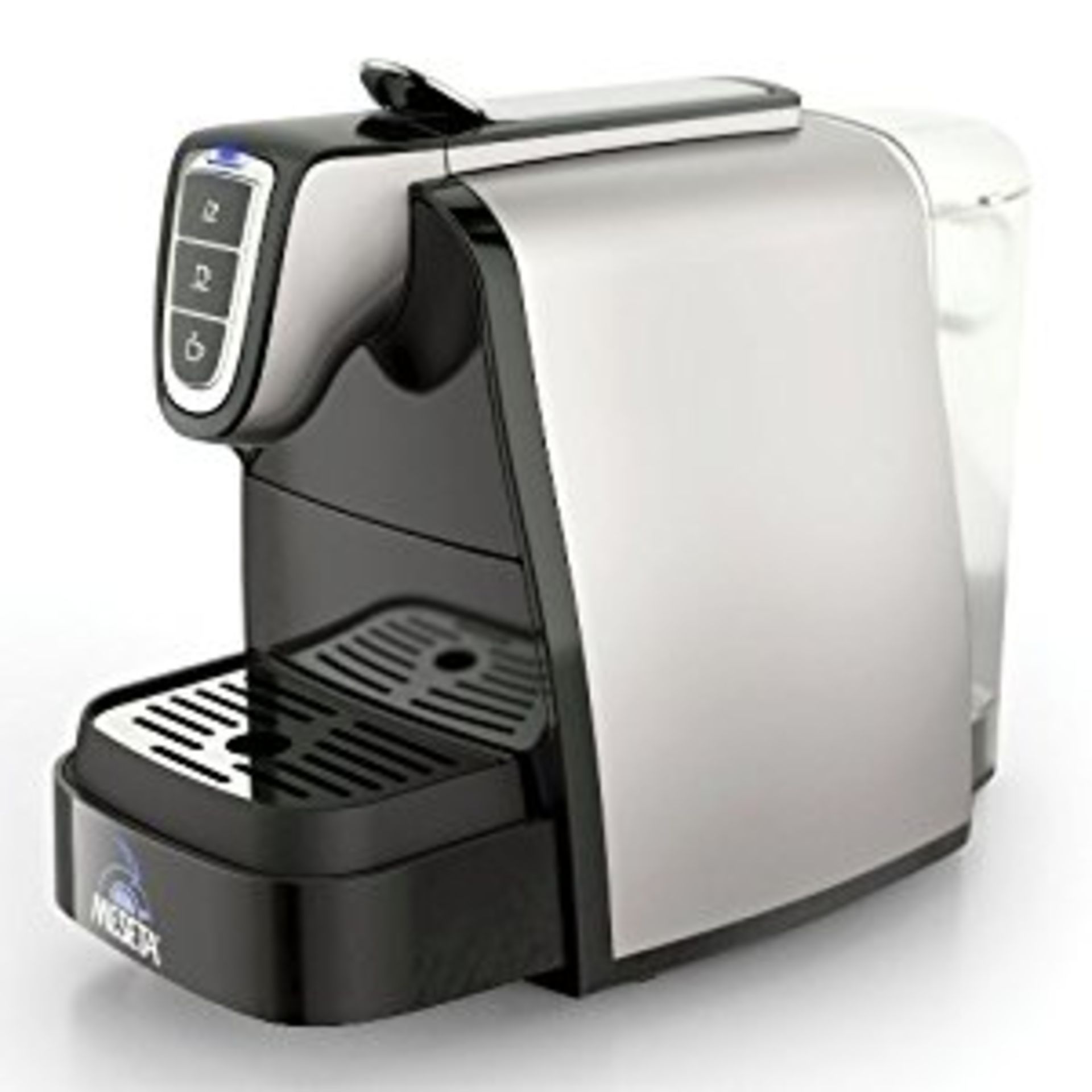 V Brand New Meseta Coffee Capsule System Grey - Automatic Capsule Dispenser - Adjustable Cup