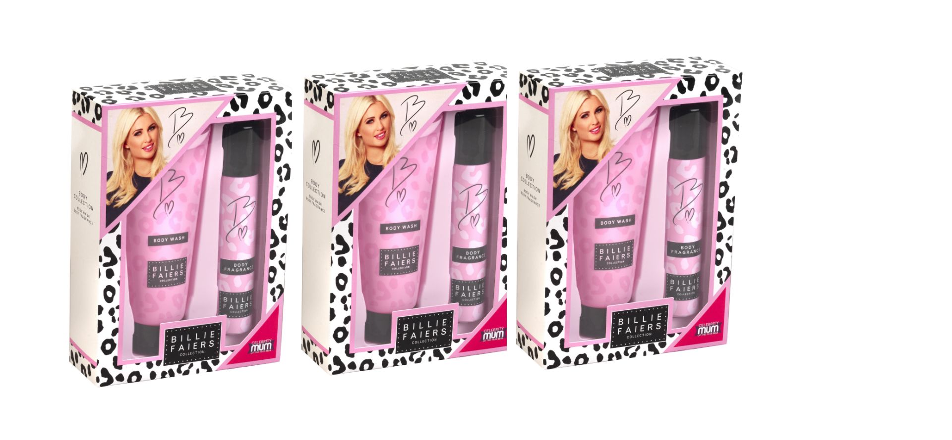 V Brand New A Lot Of Three Billie Faiers Body Collection With Body Wash And Body Fragrance X 2