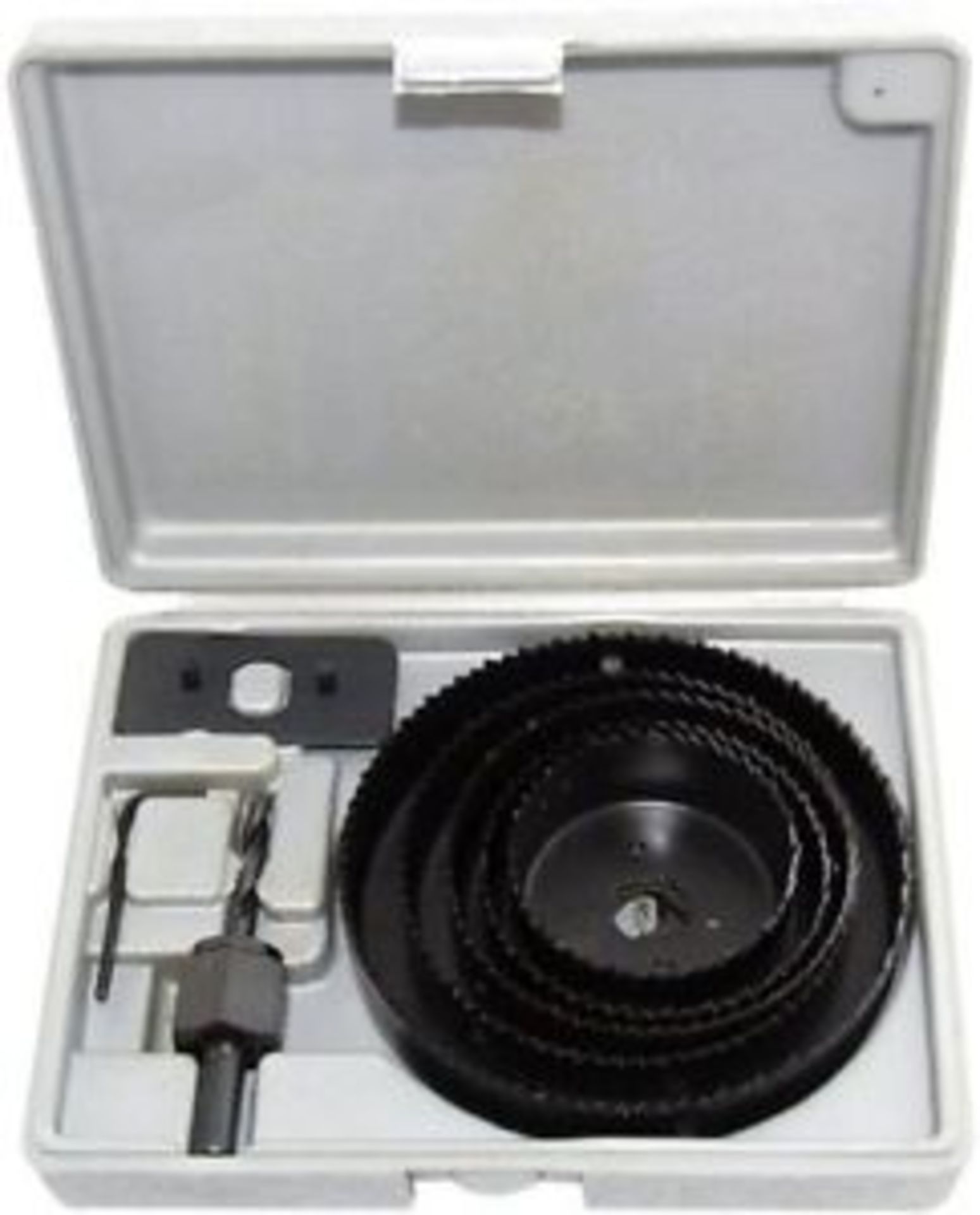 V *TRADE QTY* Brand New 8 Piece Hole Saw Kit Including 5 Sizes Of Blades X 3 YOUR BID PRICE TO BE