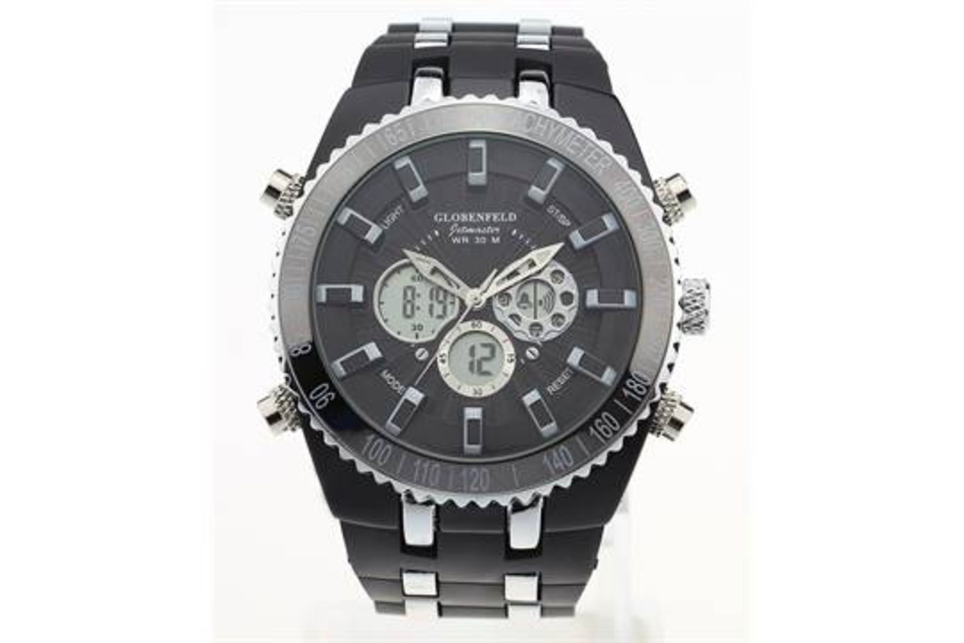 V Brand New Gents Globenfeld Jetmaster - Black Face SRP Up to £425 With Box & Warranty X 2 YOUR
