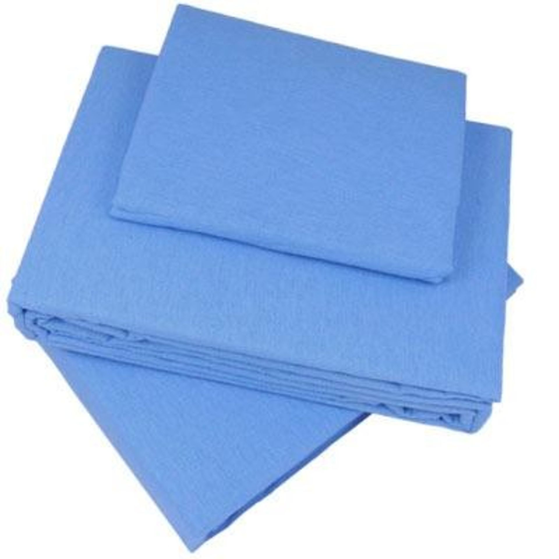 V Brand New Luxury Egyptian Cotton Percale Double Fitted Sheet Blue (Colour May Vary from Image) ISP