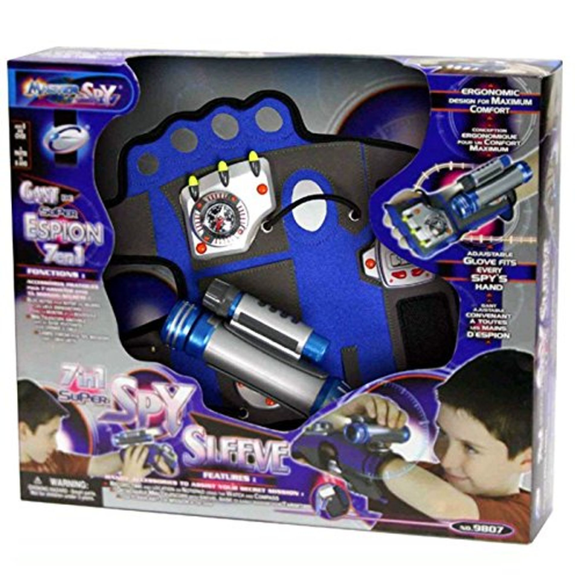 V Brand New 7 in 1 Super Spy Sleeve Kids Compass Kit