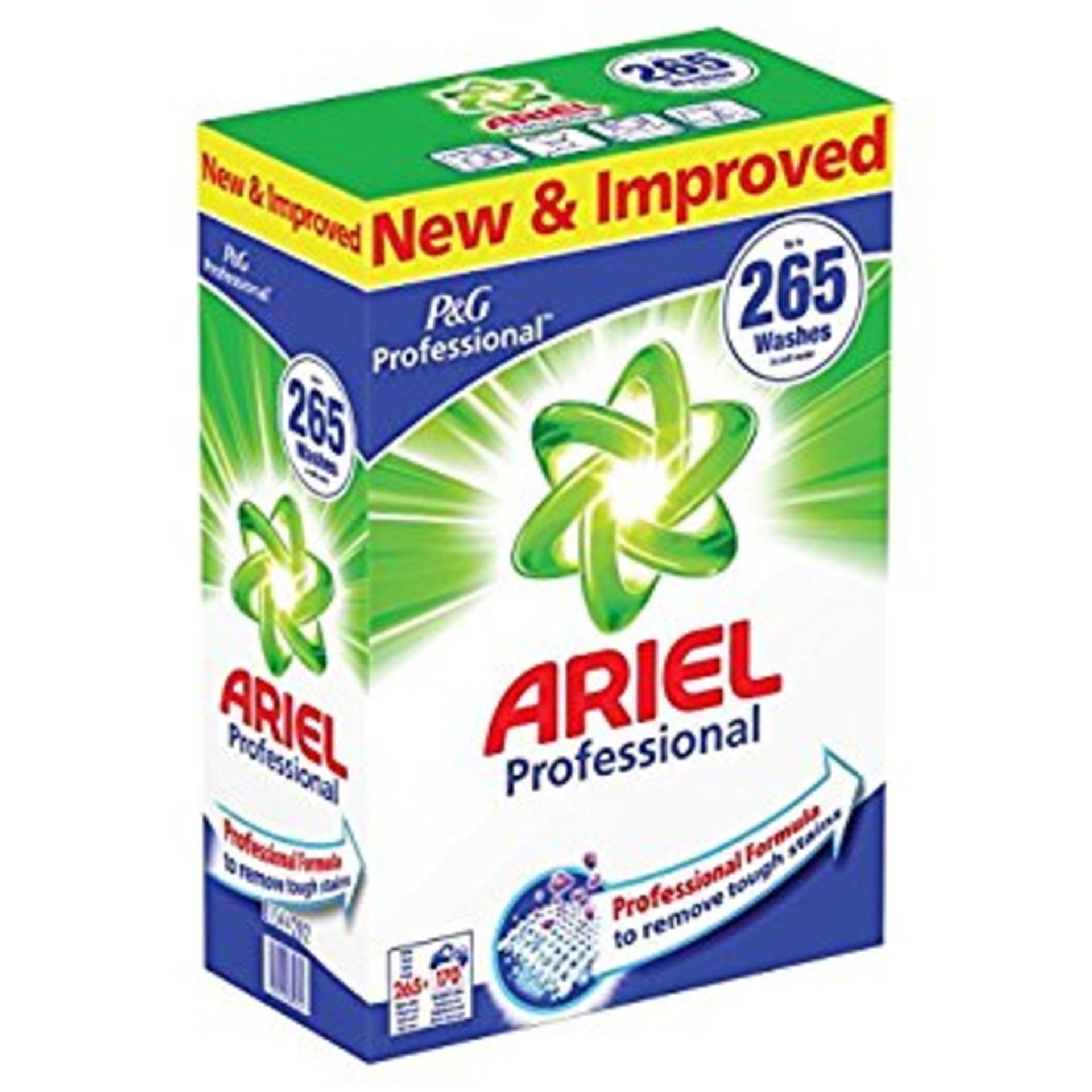 V *TRADE QTY* Brand New Ariel Professional XXL 265 Washes Washing Powder X120 YOUR BID PRICE TO BE
