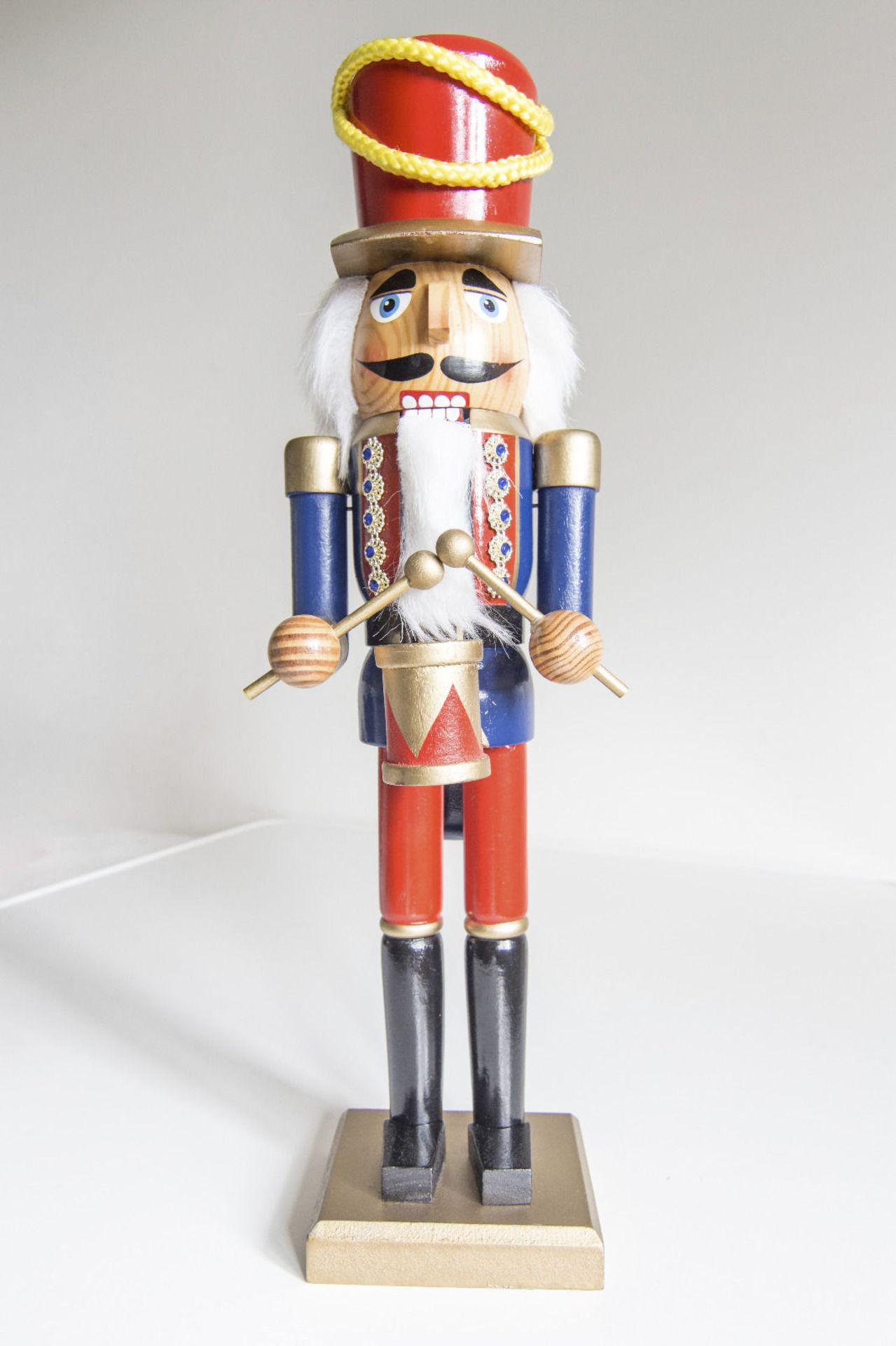 V *TRADE QTY* Brand New Large wooden hand painted soldier nut-cracker/ornament - 24" tall X 7 YOUR - Image 2 of 2