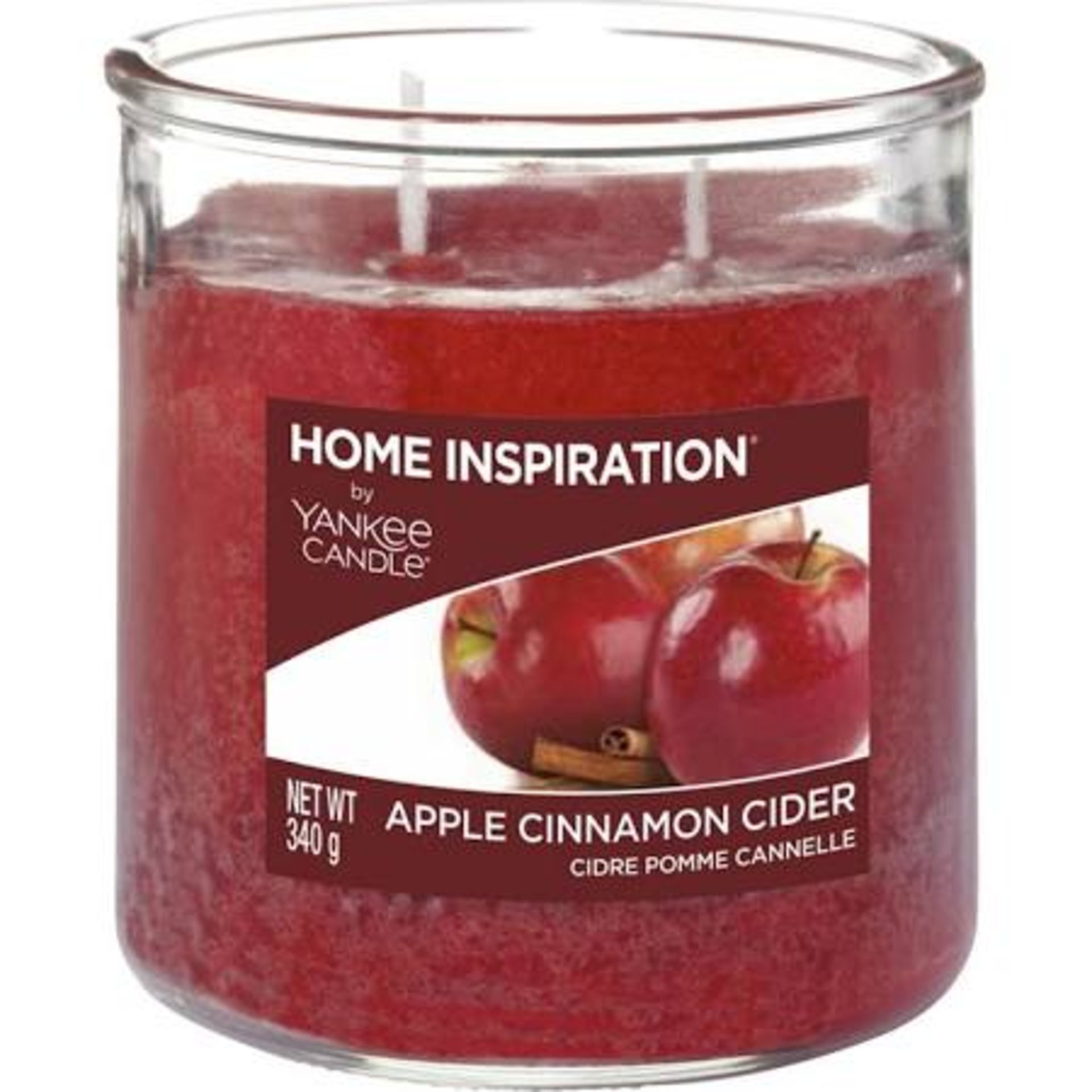 V Brand New Home Inspiration by Yankee Candle Apple Cinnamon Cider 198g Tumbler Candle - ISP £7.99