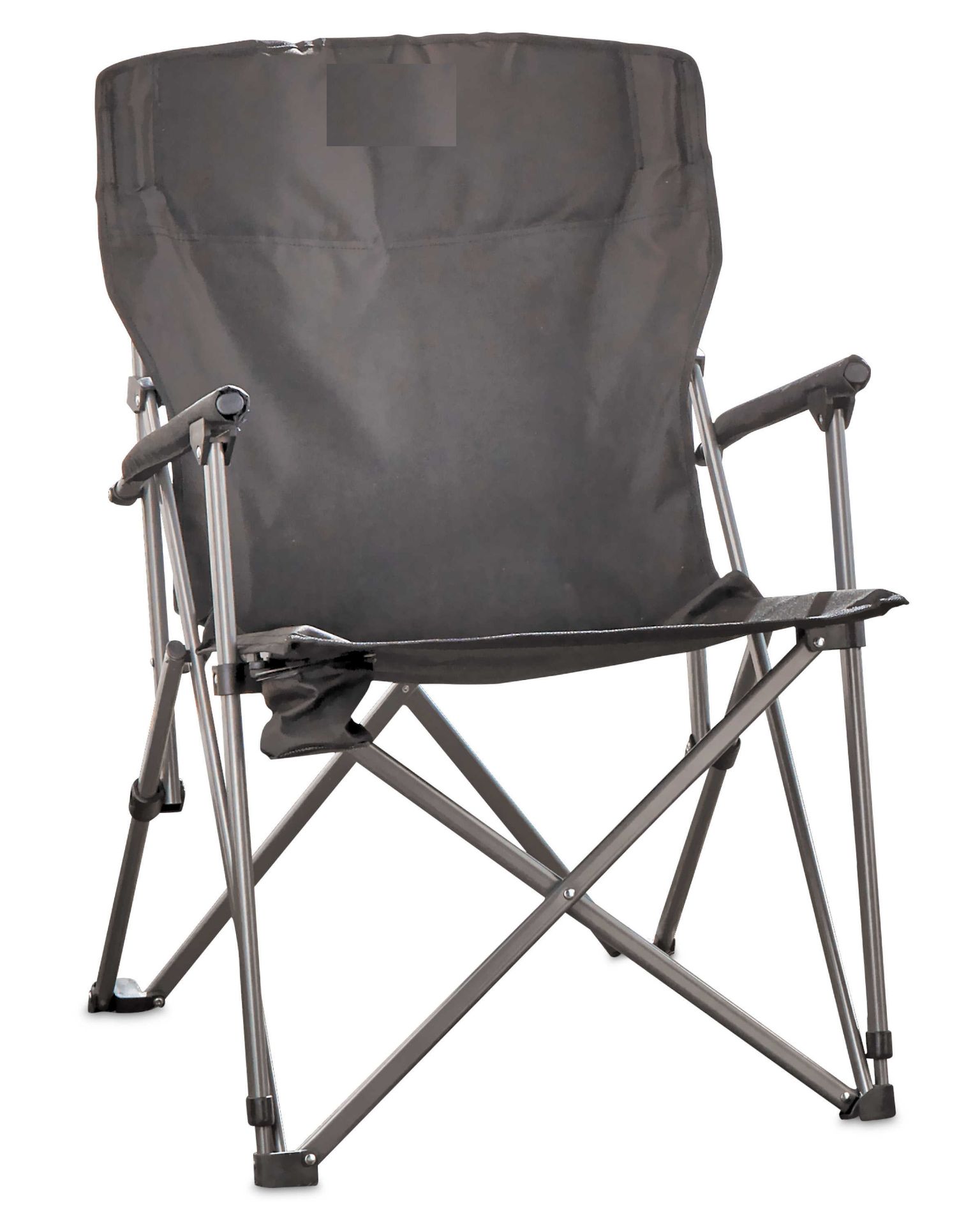 V *TRADE QTY* Brand New Tourer Chair In Silver/Black With Carry Case - Lightweight Steel Frame So