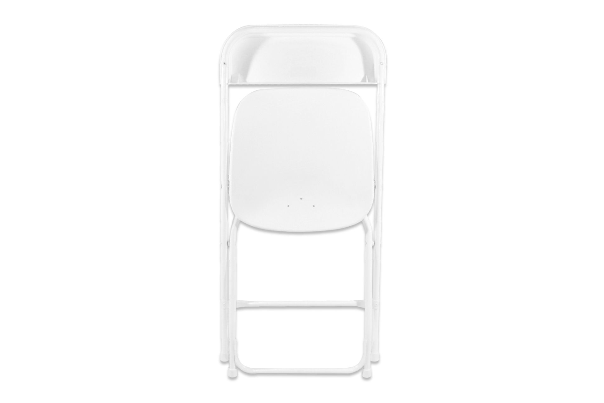 V *TRADE QTY* Grade A Folding Plastic Chair - White X1800 YOUR BID PRICE TO BE MULTIPLIED - Image 3 of 6