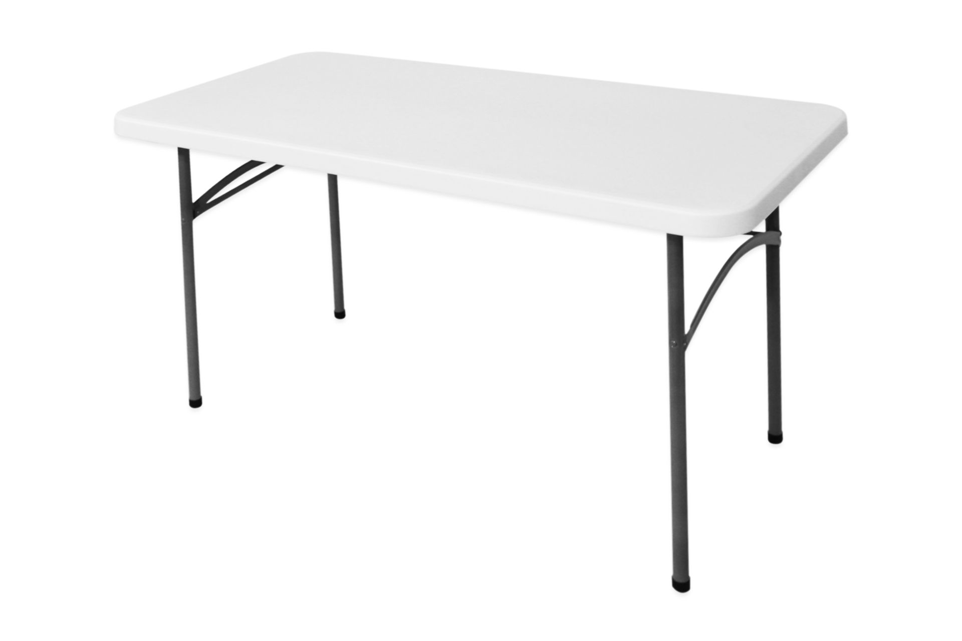 V *TRADE QTY* Grade A 4ft Plastic Trestle Table X250 YOUR BID PRICE TO BE MULTIPLIED BY TWO - Image 2 of 4