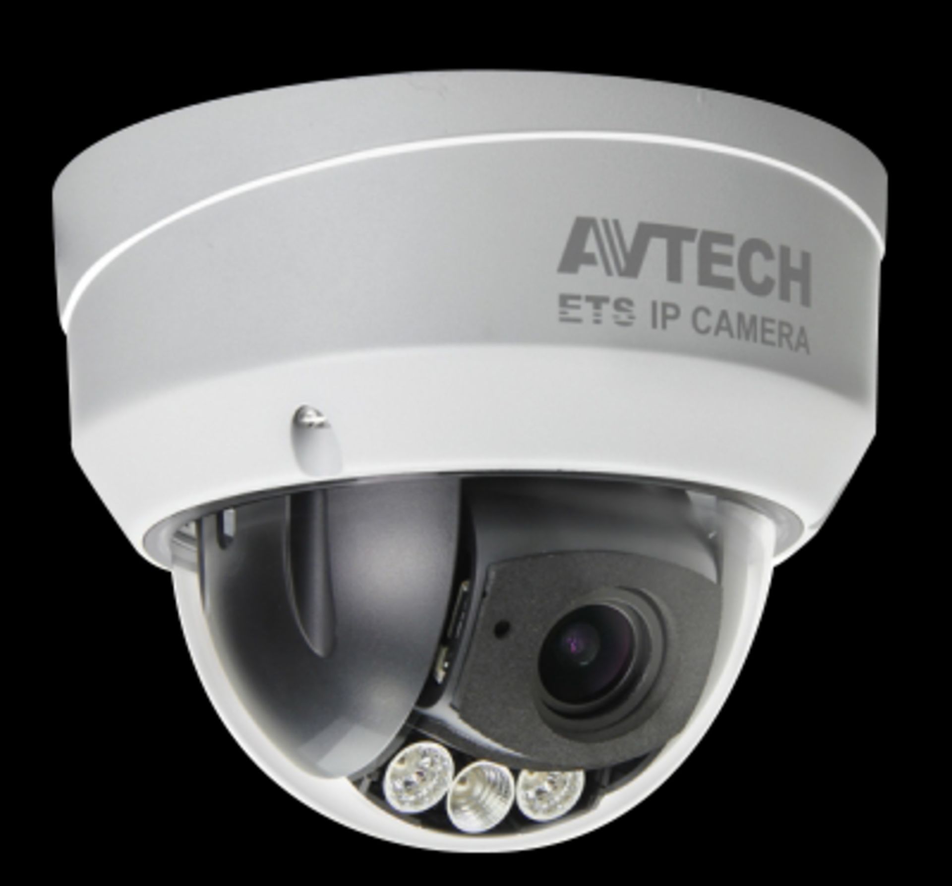 V Brand New Avtech External Eyeball IR Dome Camera - Weather Resistant IP65- 3.6mm Vandal