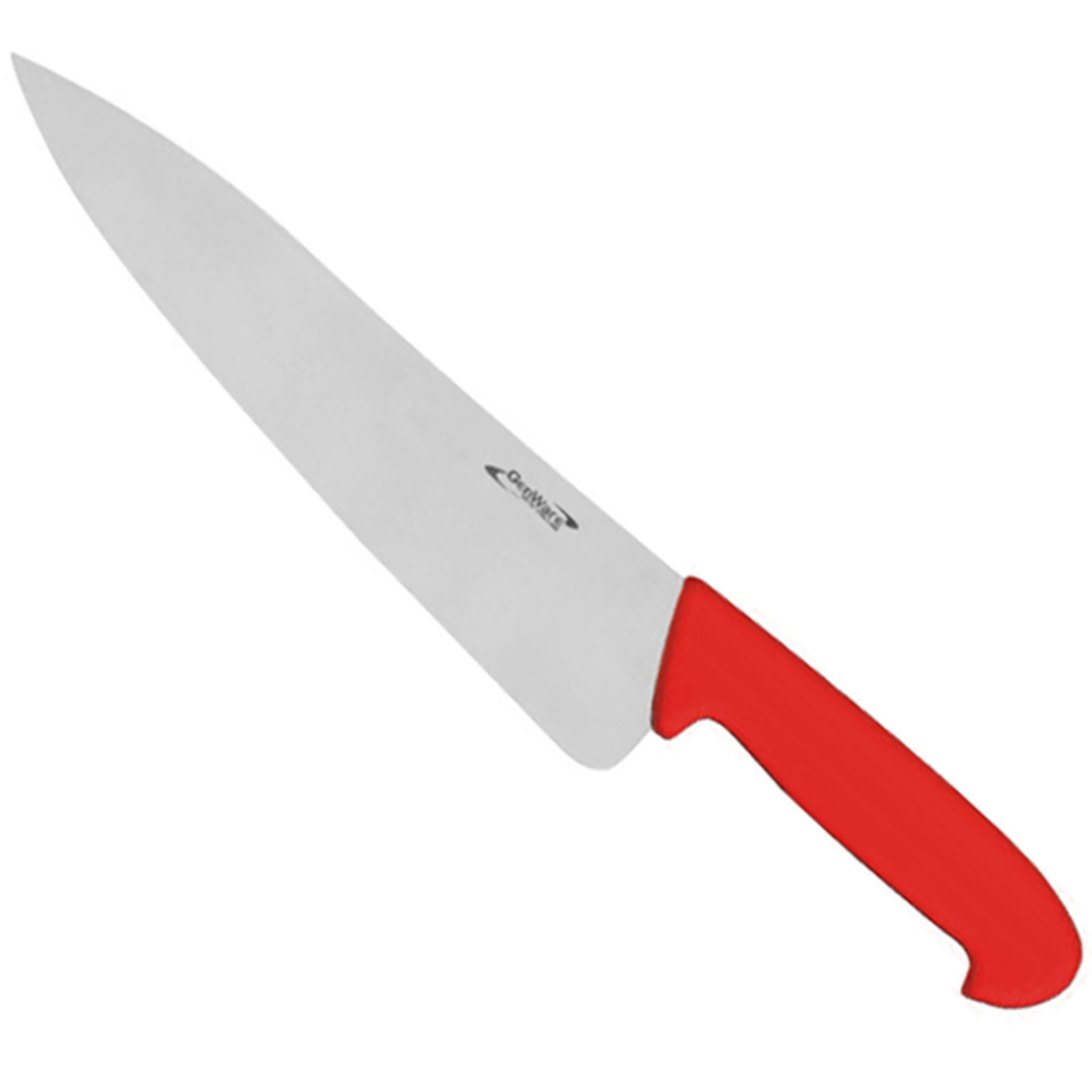 V Brand New GenWare 10 inch Red Handled Chefs Knife ISP £16.16 Allianceonline X 2 YOUR BID PRICE