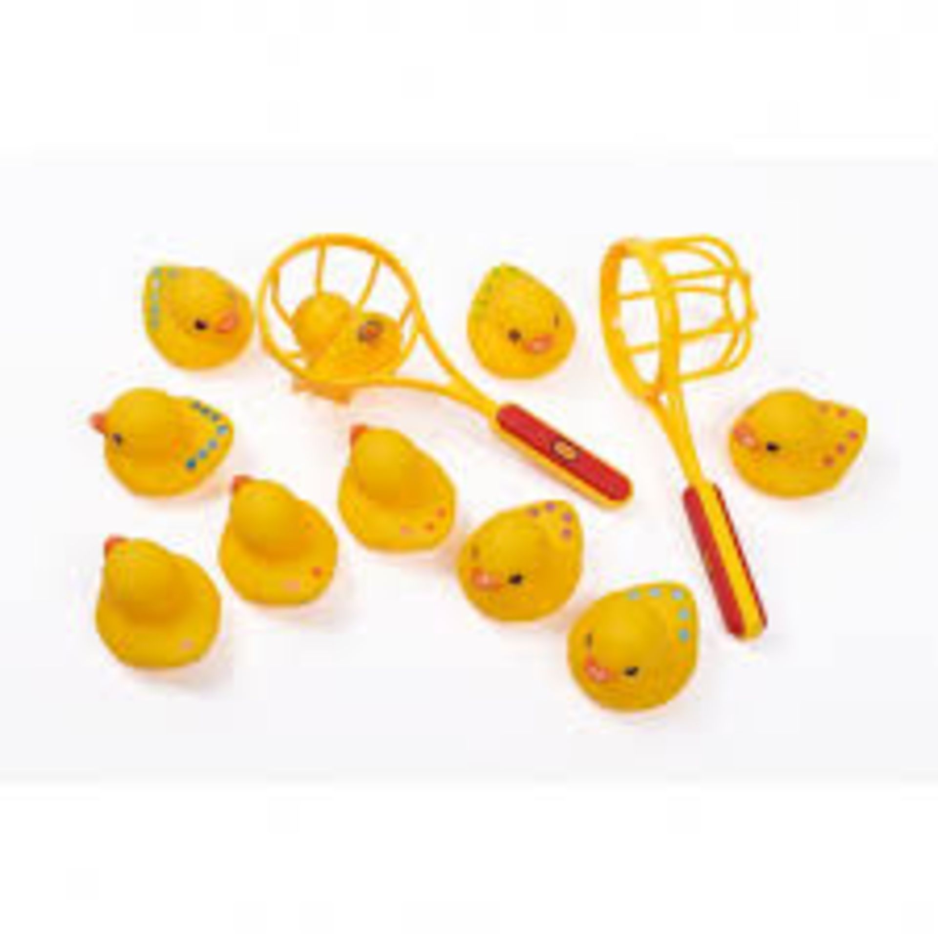 V *TRADE QTY* Brand New Tolo TL0085 Counting Ducks Game Consisting Of Ten Ducks & Two Catching