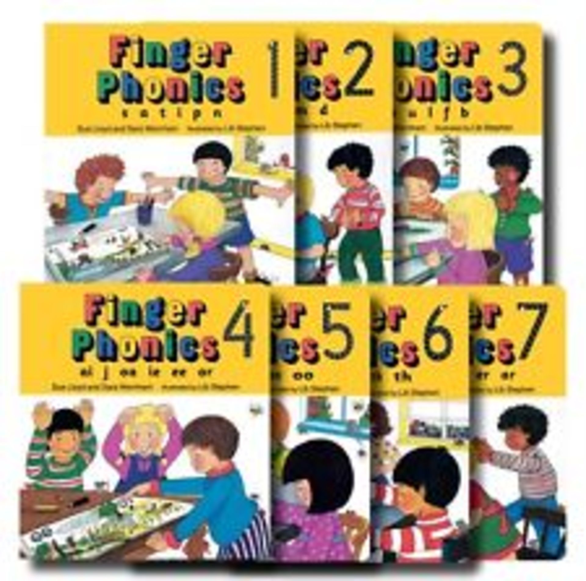 V Brand New A Lot Of Seven Finger Phonics Number 1 Big Books ISP £81.20 (Blackwells)