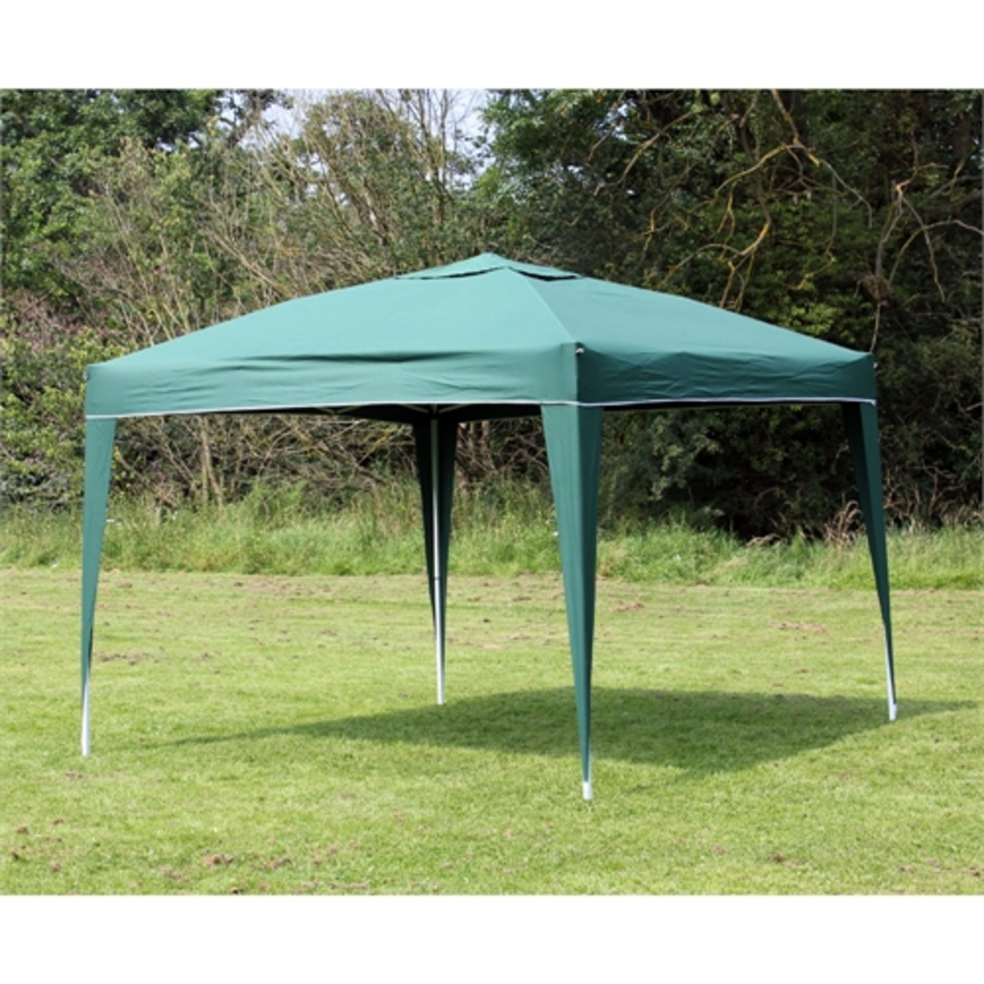 V Brand New Green 3m x 3m Pop Up Gazebo