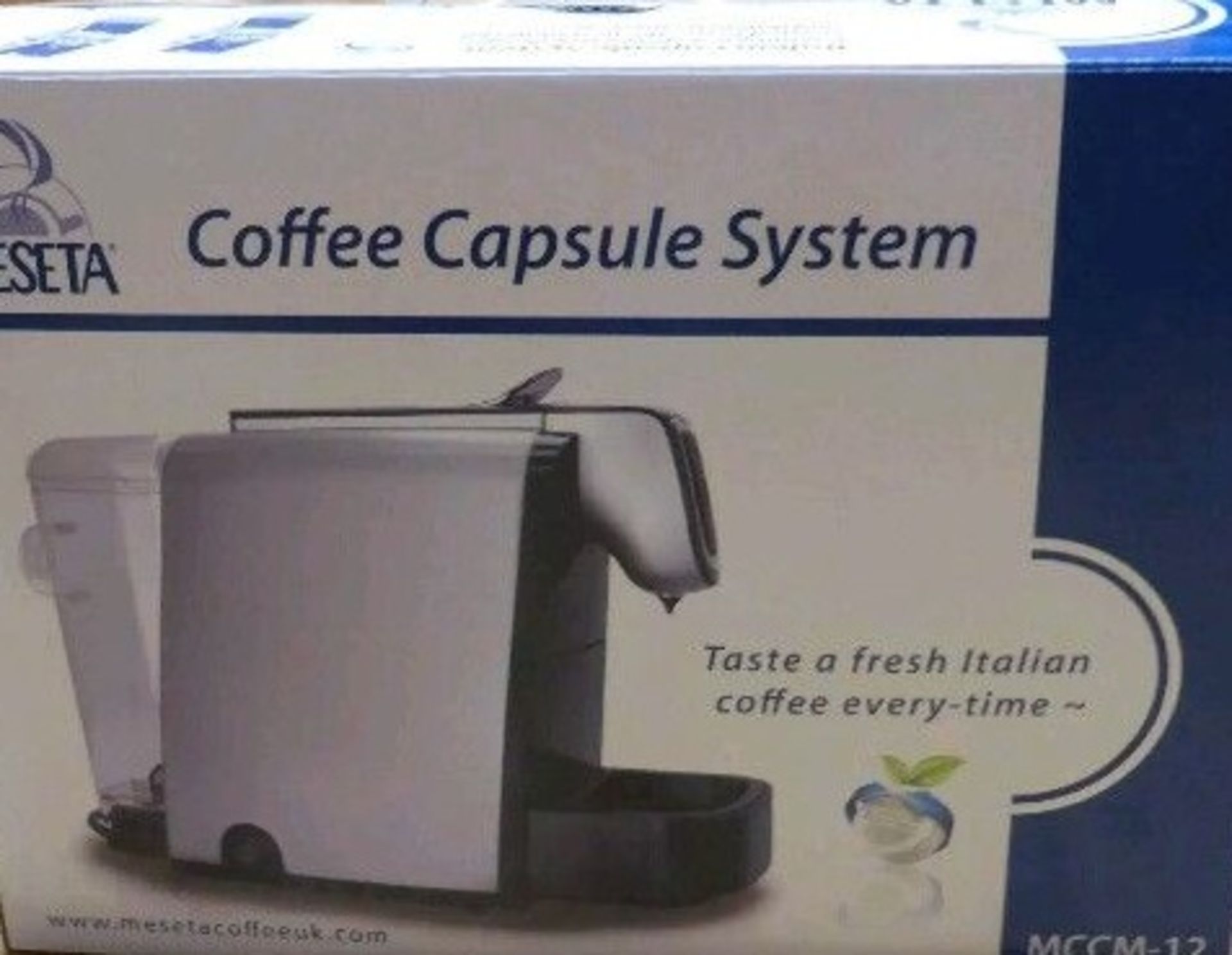 V Brand New Meseta Coffee Capsule System Grey - Automatic Capsule Dispenser - Adjustable Cup - Bild 2 aus 2