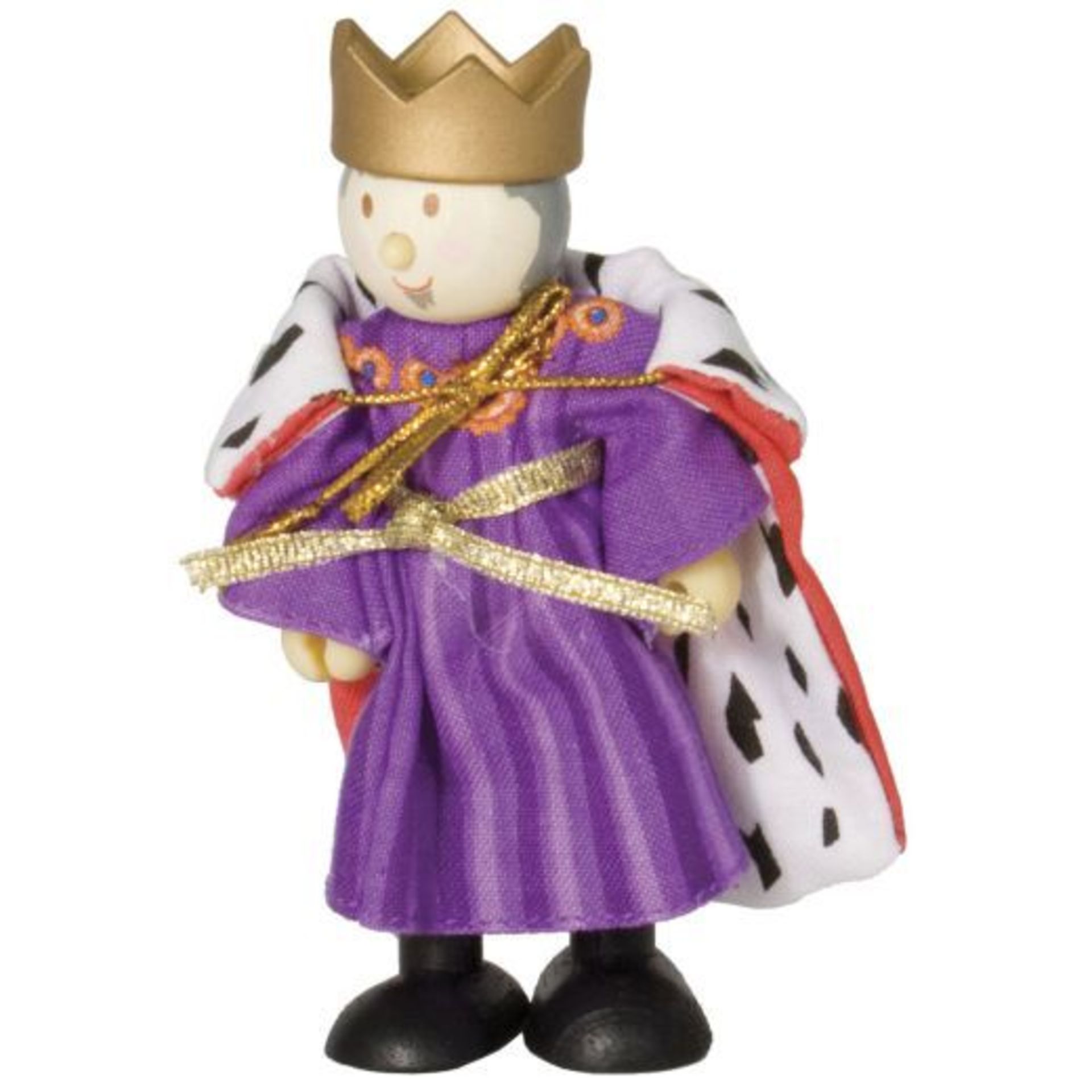 V Brand New A Lot Of Six Le Toy Van Budkins Bendy Wooden Royal Figures Includes King-Queen- - Image 5 of 6