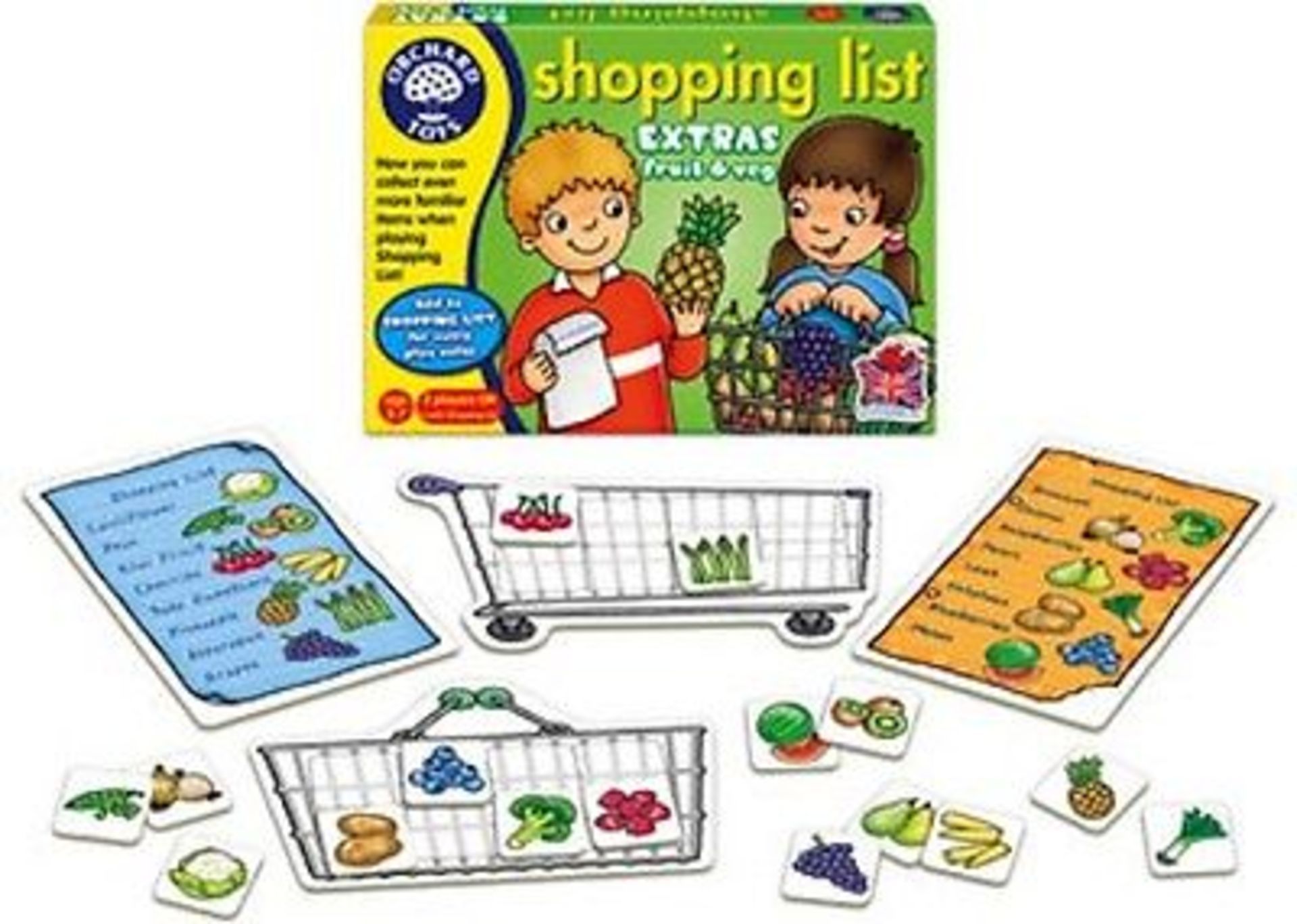 V Brand New A Lot Of Two Orchard Toys Shopping List Booster Packs Fruit & Veg & Clothes Online Price - Image 2 of 2