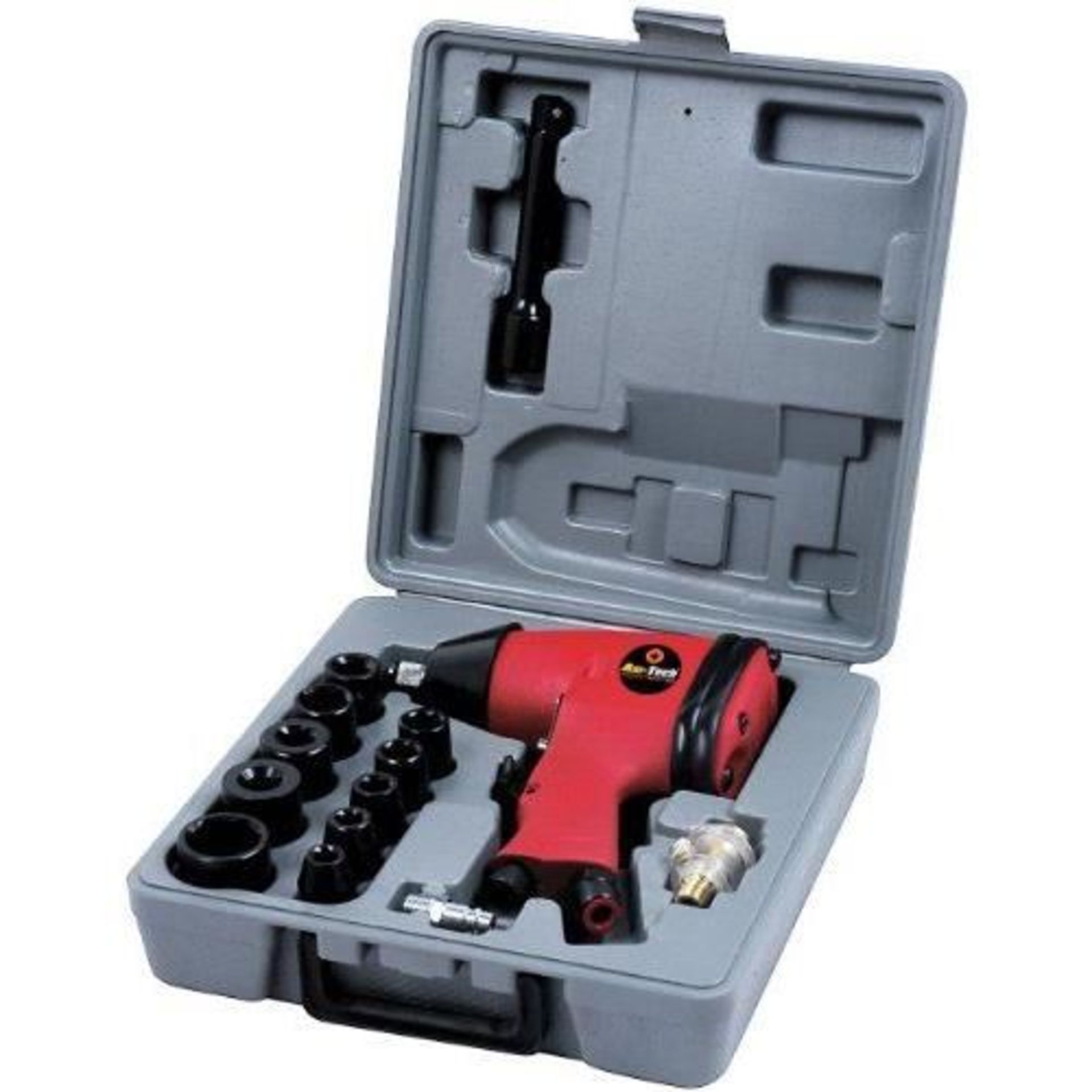 V Brand New 17 Piece 1/2" Drive Air Impact Wrench Kit