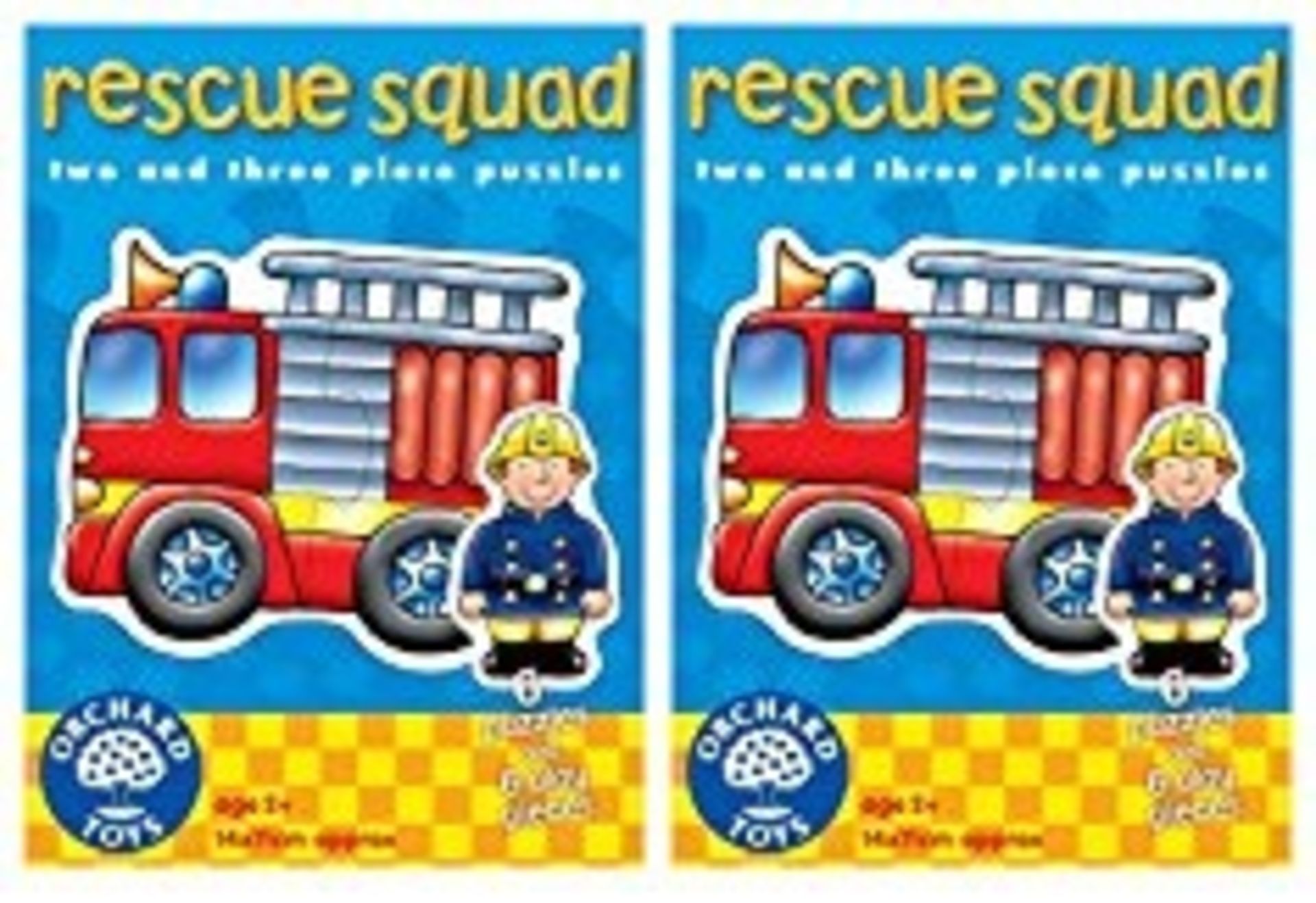 V Brand New A Lot Of Two Orchard Toys Rescue Squad 6 x Two and Three Piece Puzzles and Six Play