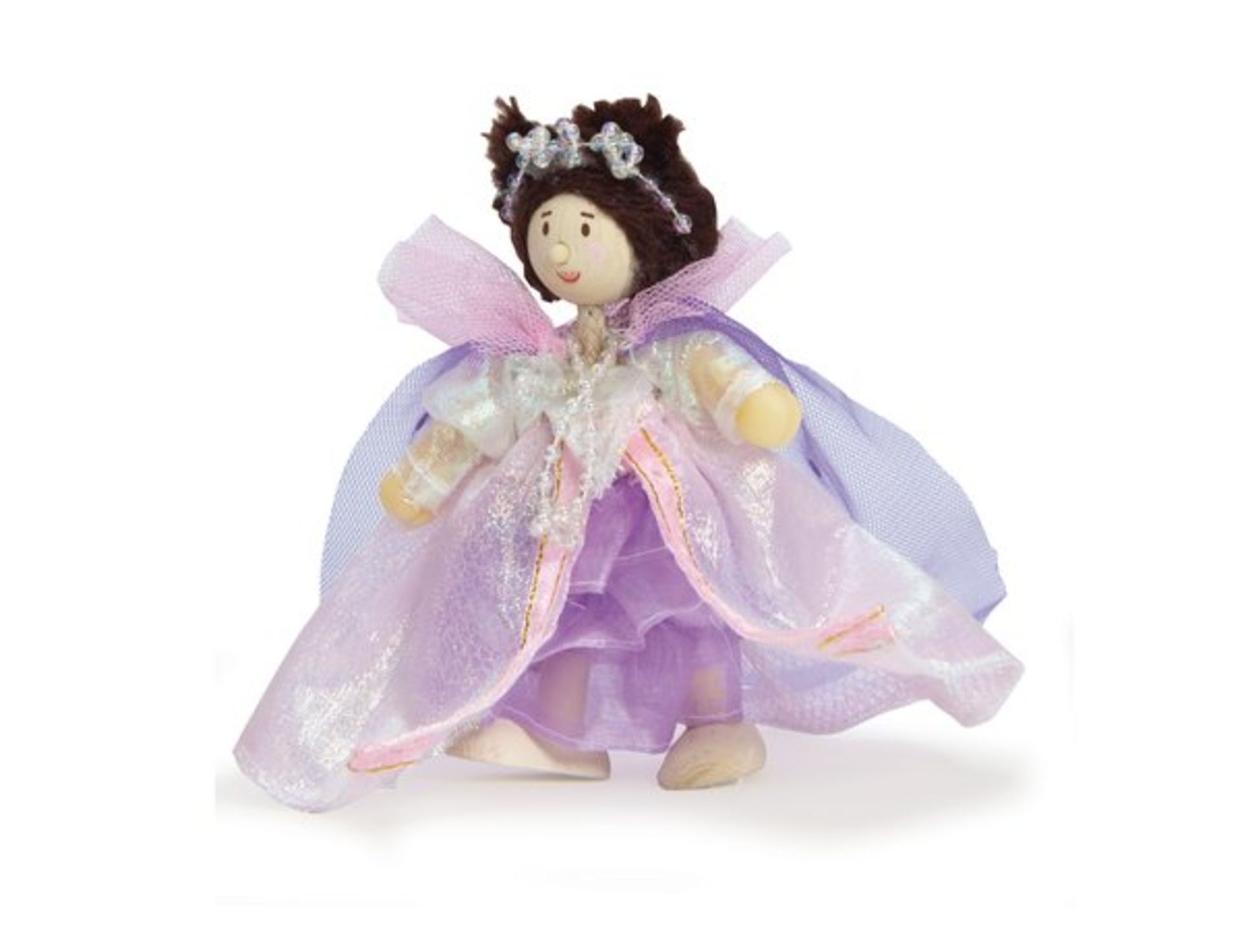 V Brand New A Lot Of Six Le Toy Van Budkins Bendy Wooden Royal Figures Includes King-Queen- - Image 3 of 6
