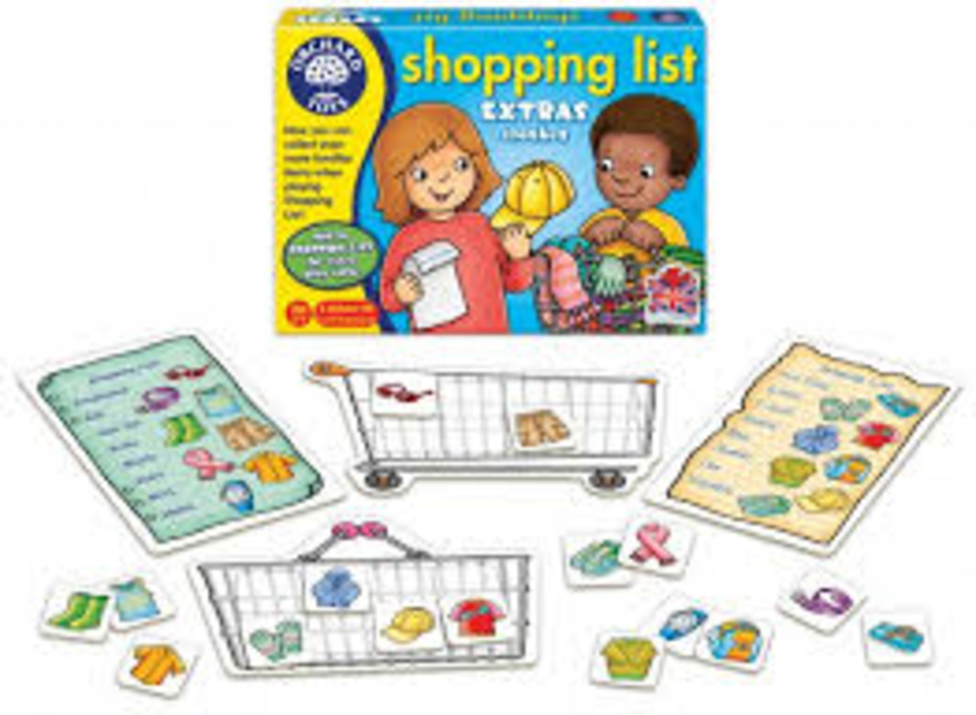 V Brand New A Lot Of Two Orchard Toys Shopping List Booster Packs Fruit & Veg & Clothes Online Price