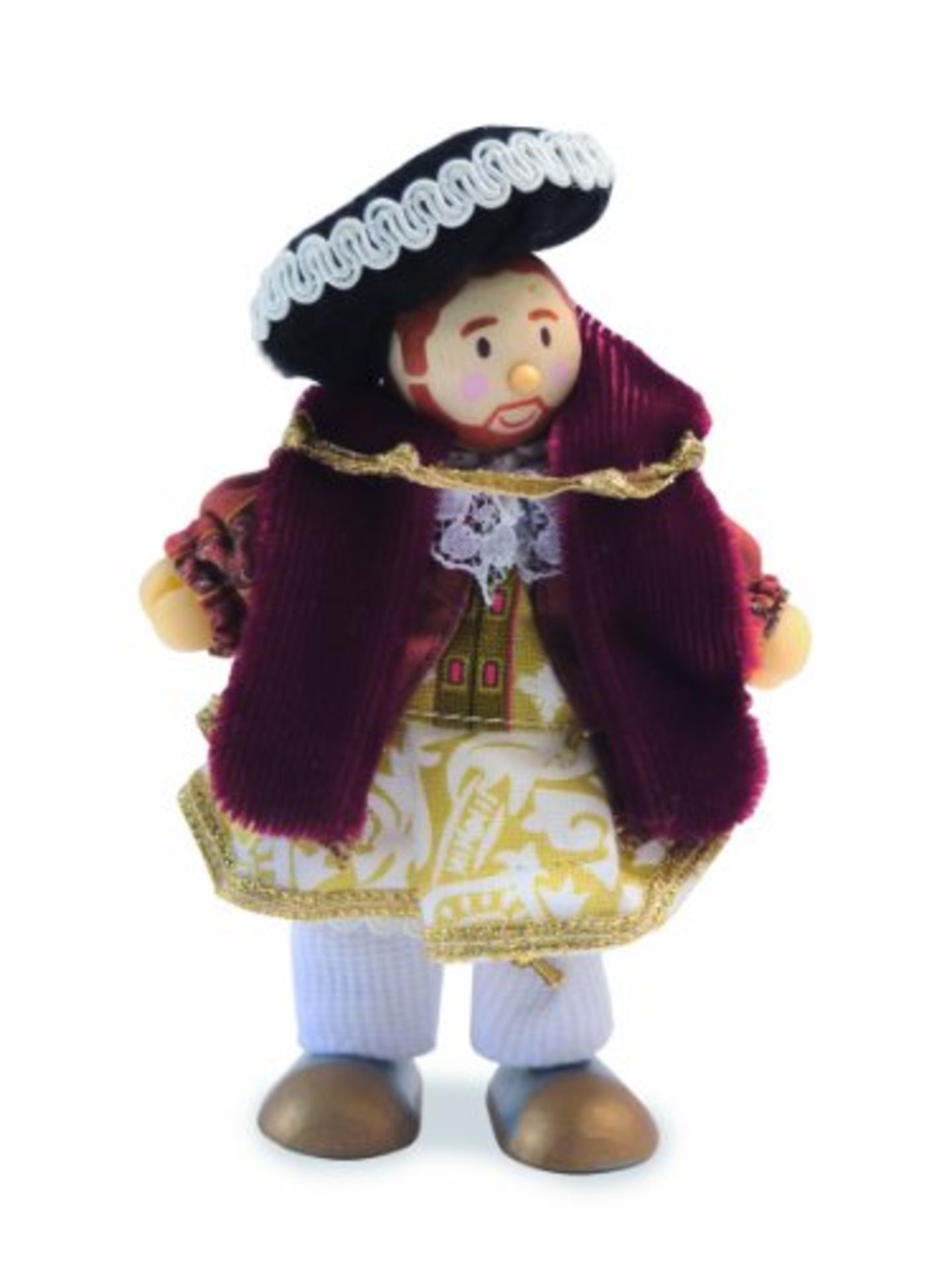 V Brand New A Lot Of Six Le Toy Van Budkins Bendy Wooden Royal Figures Includes King-Queen- - Image 4 of 6