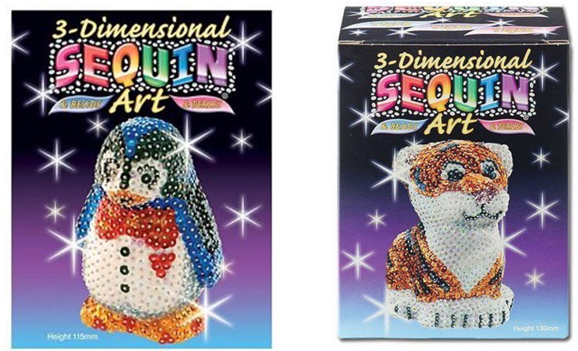 V Grade A A Lot Of Two 3D Sequin Art ISP £16.09 (ebay)