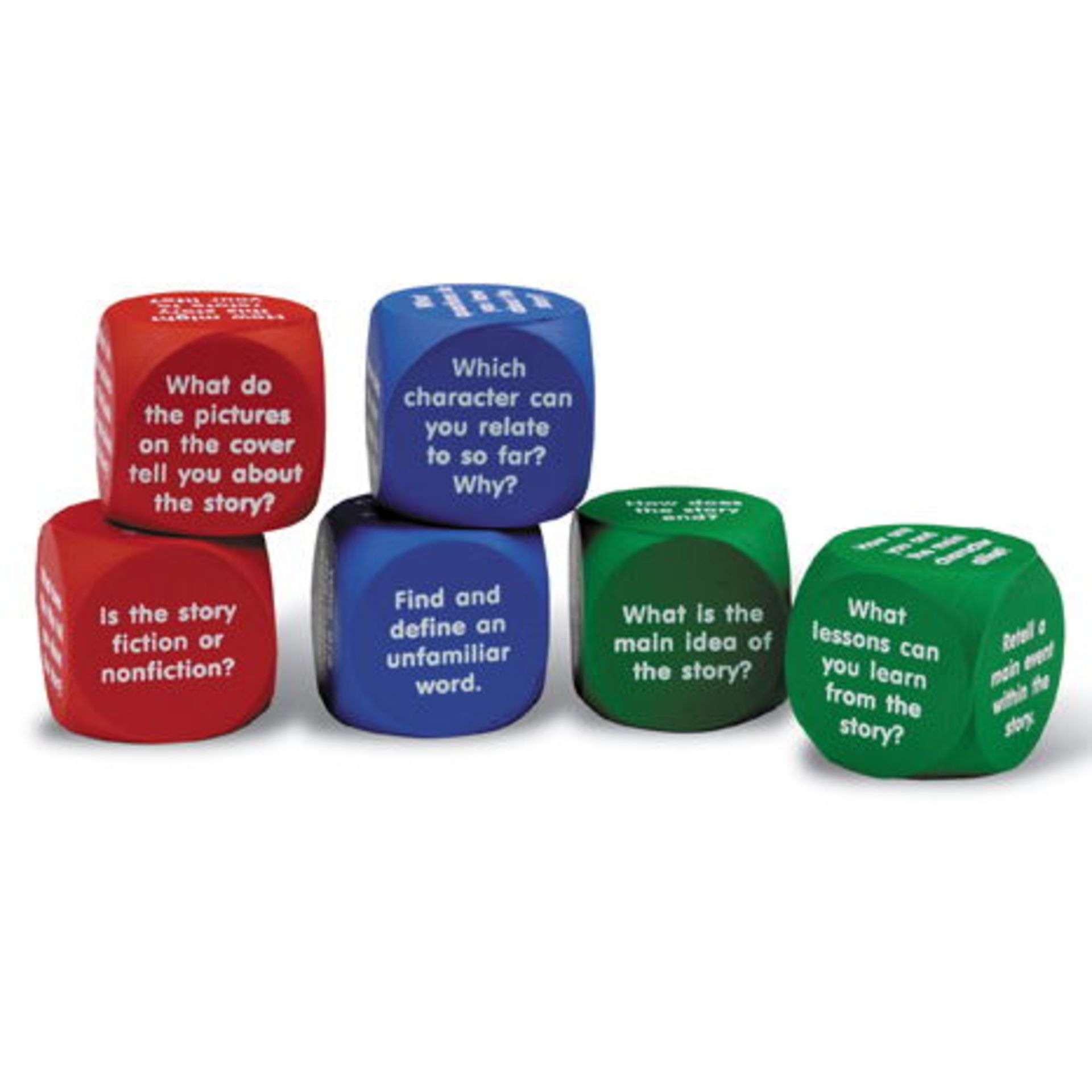 V Brand New A Lot Of Two Packs Reading Comprehension Soft Foam Cubes ISP £10.80 Each (Learning