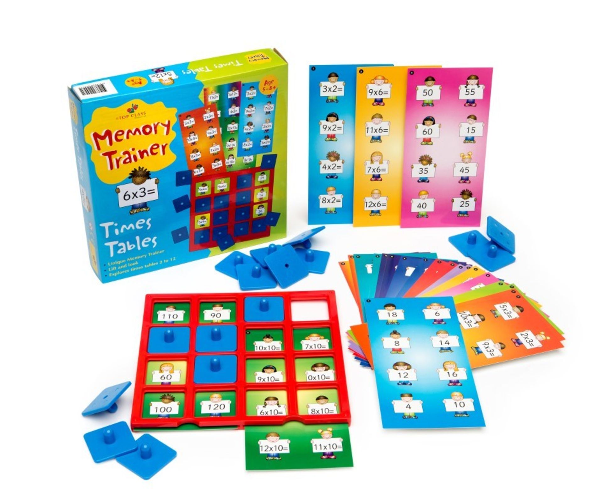V *TRADE QTY* Brand New Top Class Lift & Look Memory Trainer Times Tables ISP £20.99 (Little