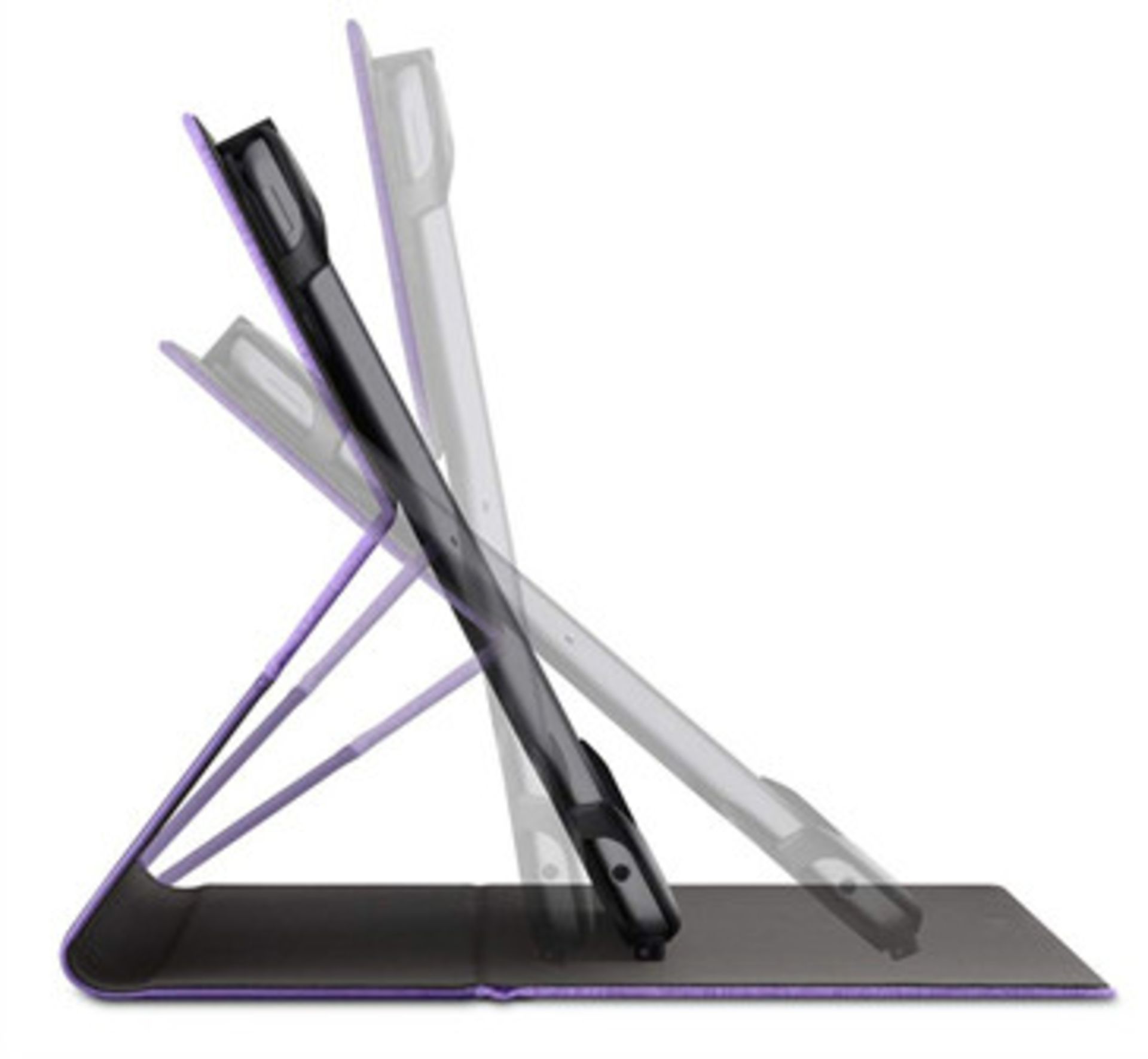 V *TRADE QTY* Brand New Belkin Purple Chambray Cover For iPad Air & iPad Air 2 - Slim Design - - Bild 3 aus 3
