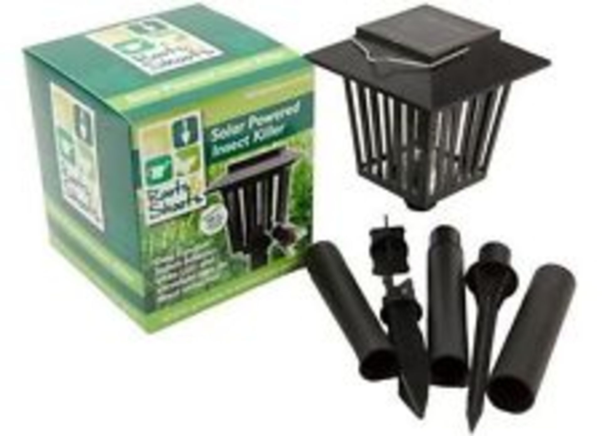 V *TRADE QTY* Brand New Six Inch Diameter Solar Powered Lantern Insect Killer X 10 YOUR BID PRICE TO