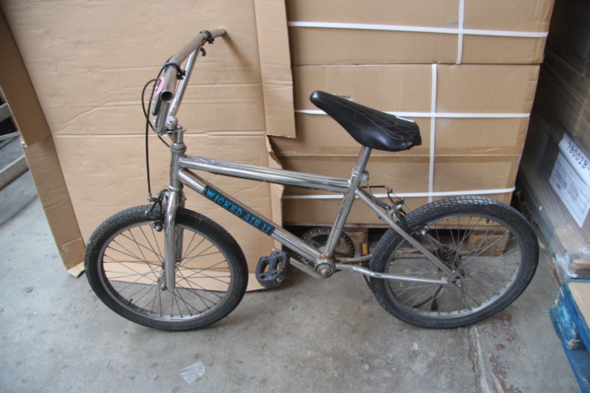 Grade U Child's Silver Wicked Air 11 BMX