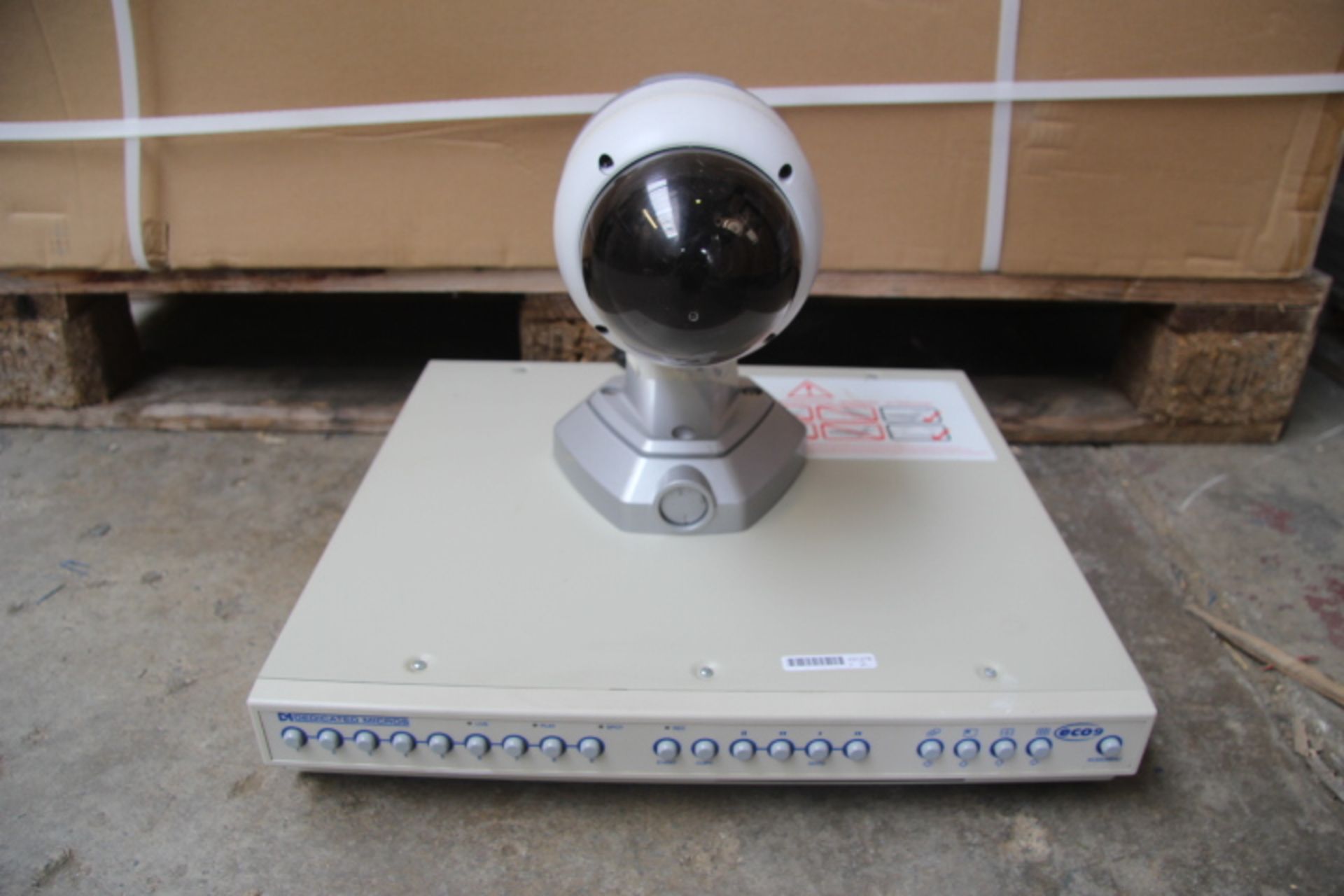 Grade U Dedicated Micros Eco9B 300GB CCTV Recorder And One Dome Camera