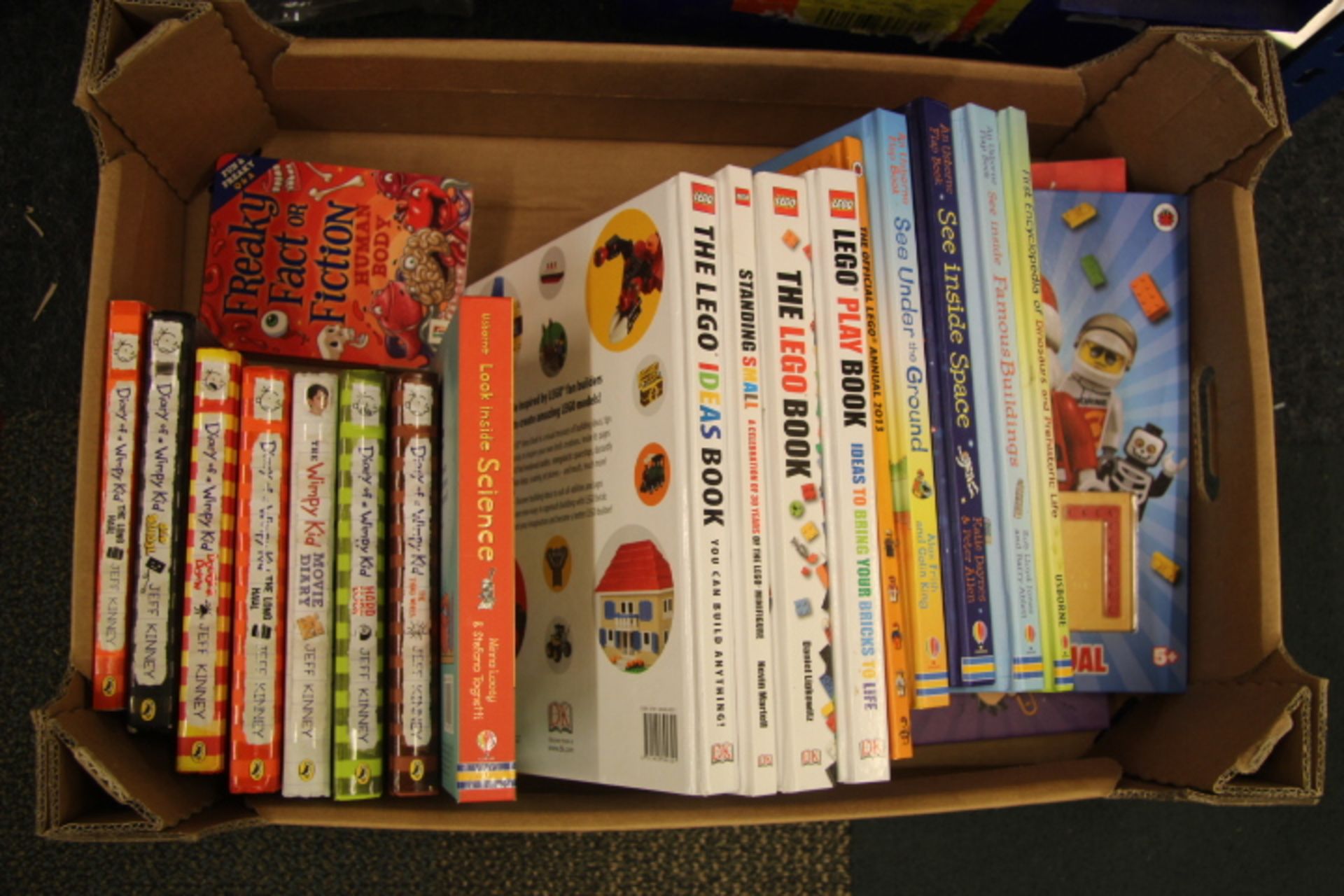 Grade U Assorted Books Inc Lego - Usborne & Wimpy Kid