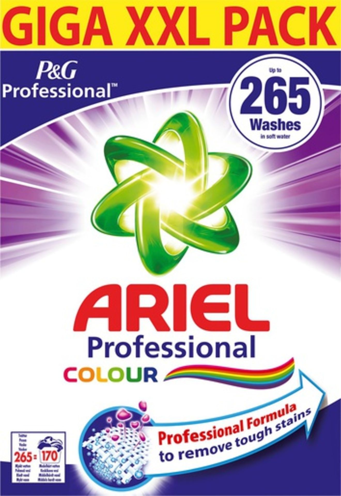 V *TRADE QTY* Brand New Ariel Professional 7.1Kg Colour Washing Powder X 4 YOUR BID PRICE TO BE