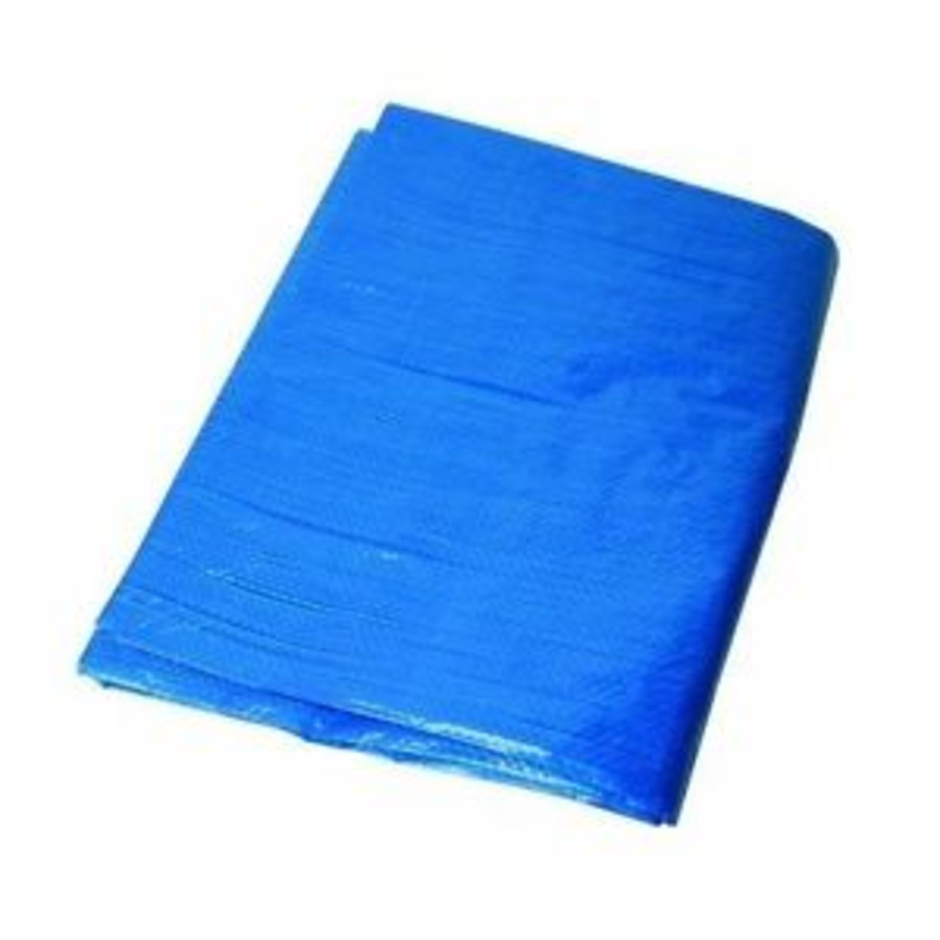 V *TRADE QTY* Brand New 12 x 8ft Blue Tarpaulin X 8 YOUR BID PRICE TO BE MULTIPLIED BY EIGHT