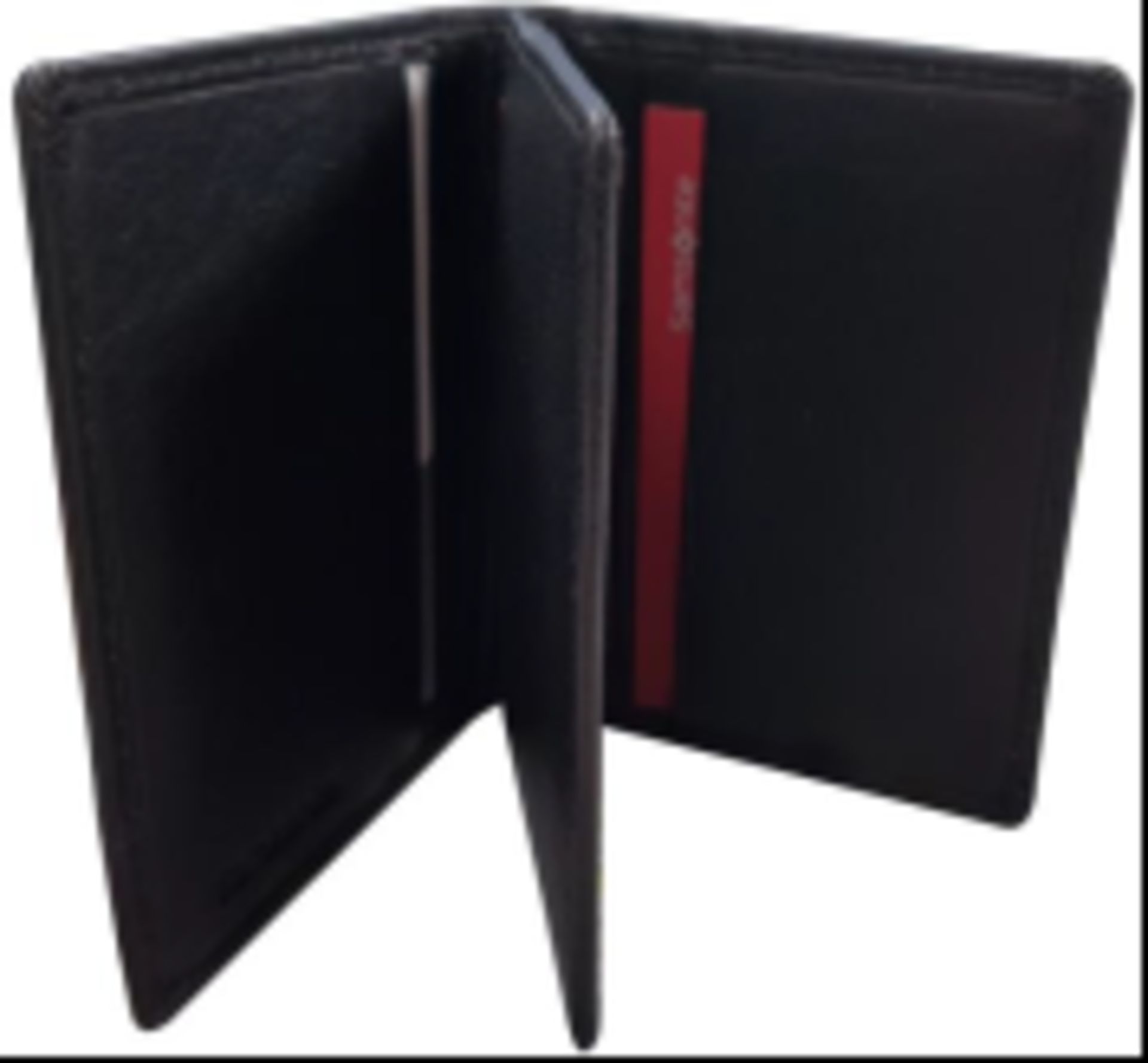 V Brand New Samsonite Gents Black Leather Card Holder - 12 Credit Card Slots - RRP: £35.95 X 2 - Image 2 of 3