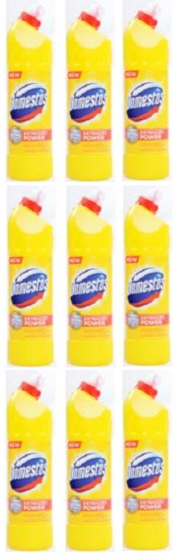 V *TRADE QTY* Brand New Box Of 9 Domestos Multi-Purpose Thick Bleach Citrus 750 Ml X 10 YOUR BID