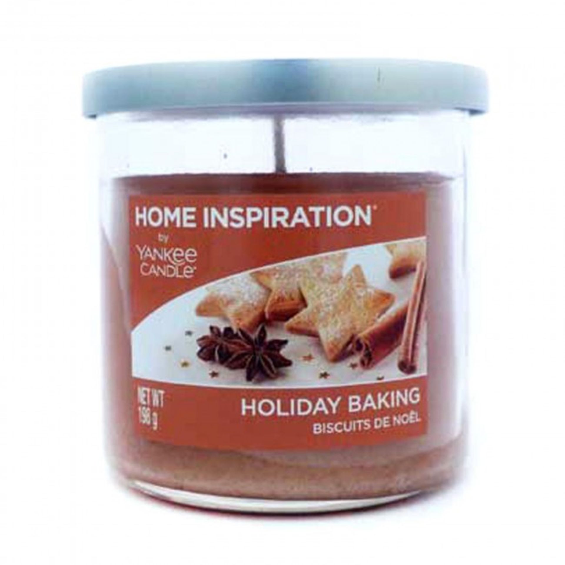 V *TRADE QTY* Brand New Home Inspiration by Yankee Candle Holiday Baking 198g Tumbler Candle -
