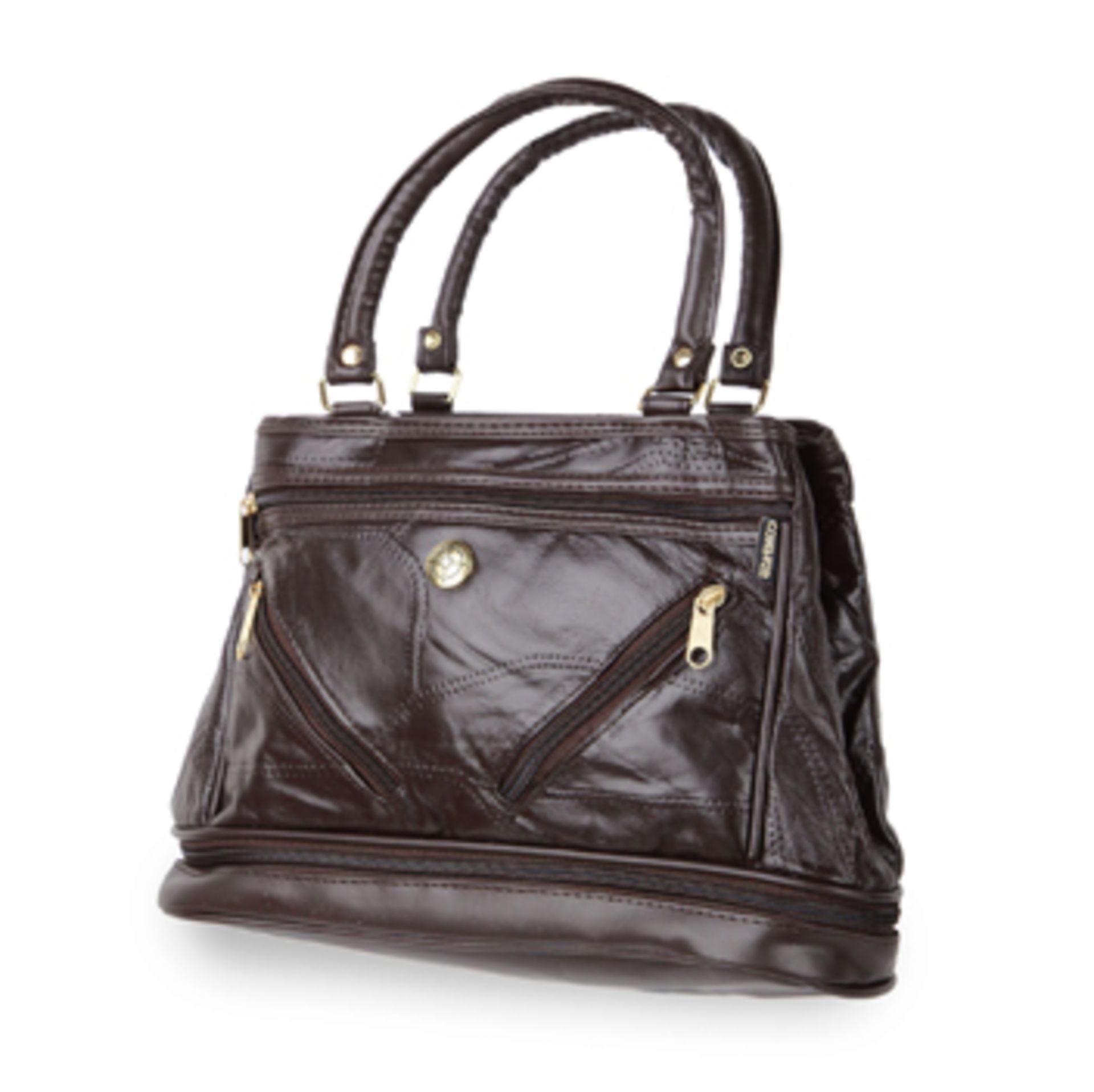 V Brand New Leather Ladies Brown Handbag