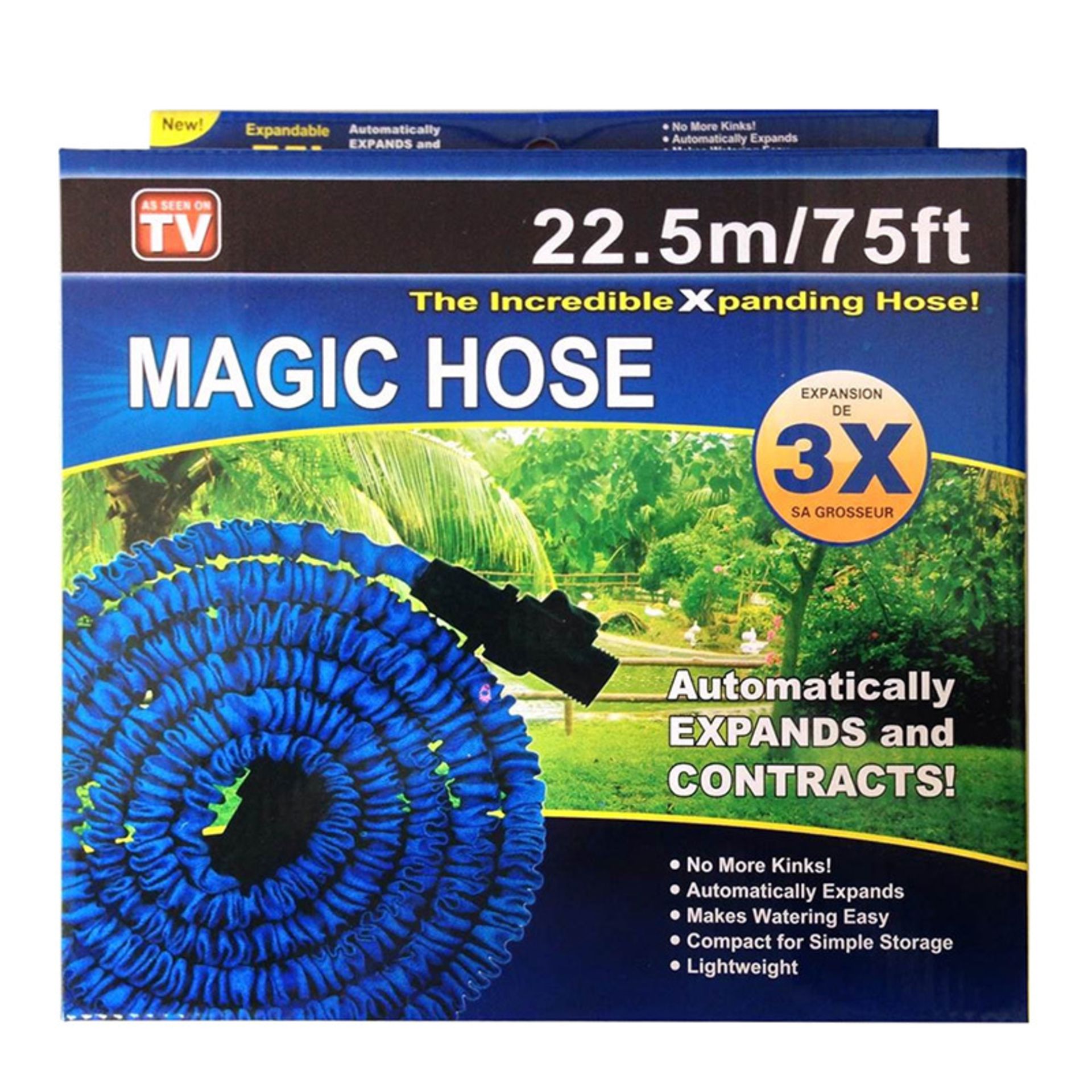 V Brand New 50 foot (15 metre) Incredible Magic Hose (As Seen On TV) - Automatically Expands And