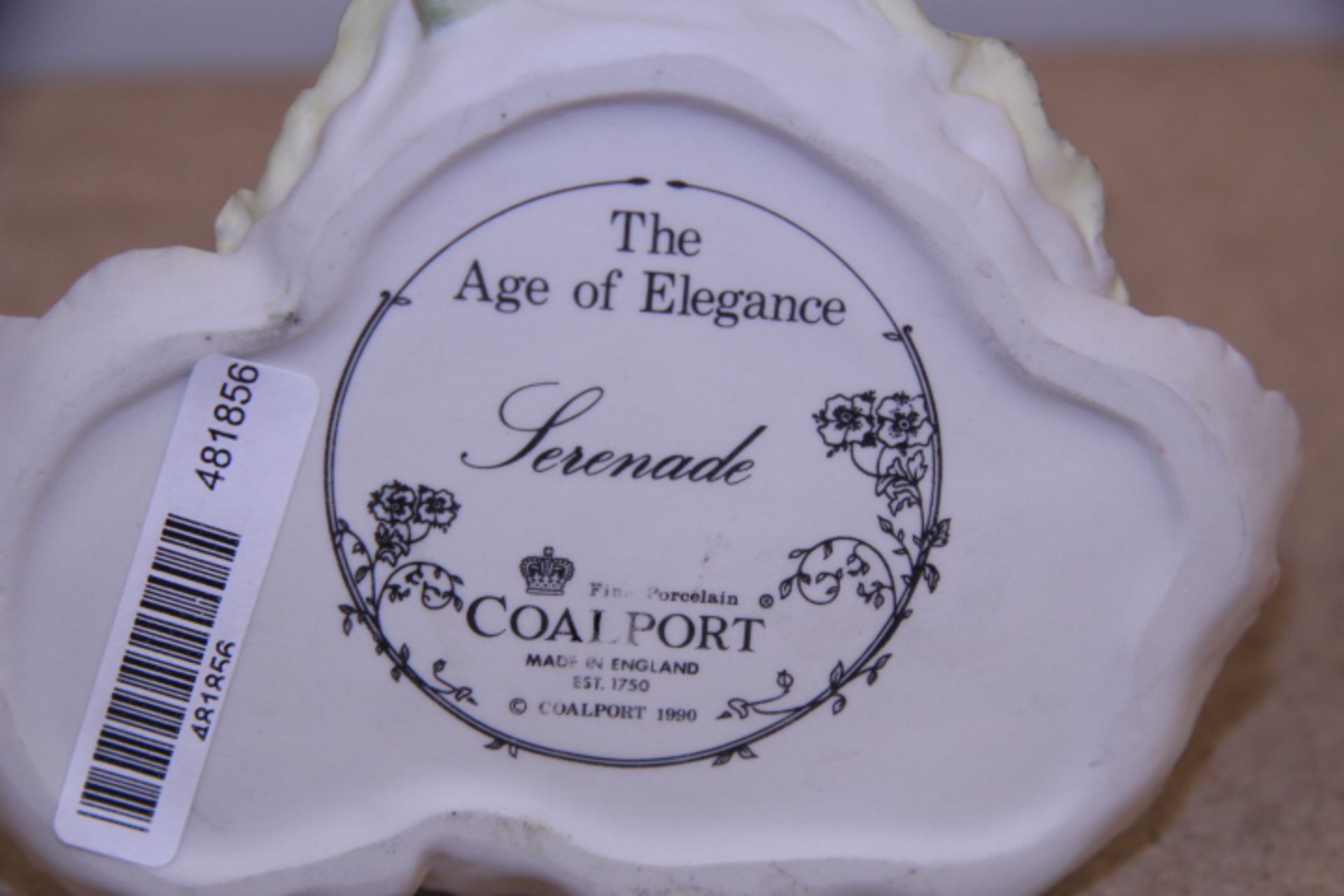 Grade U Coalport The Age Of Elegance-Serenade Figurine - Image 2 of 2
