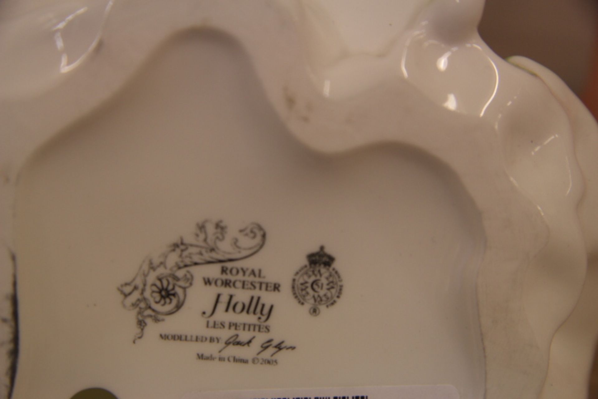 Grade U Royal Worcester Les Petites-Holly Figurine - Image 2 of 2